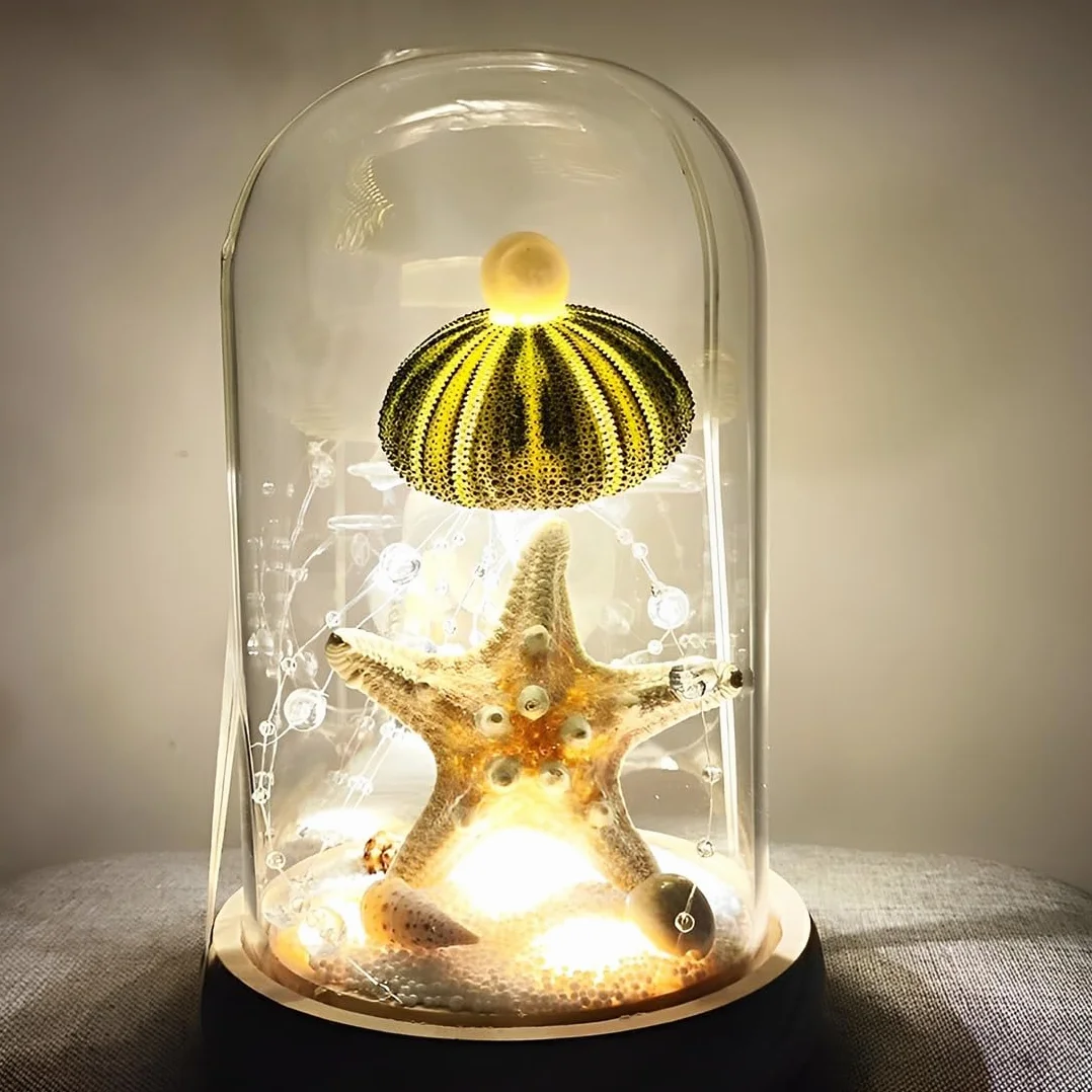 JEYORZY 50 Pezzi Stelle Marine Marine Elementi Decorazione Fotografia Oggetti di Scena Decorazioni Casa Materiali Artigianali Fai da Te Ornamenti Paesaggistici 1-2CM