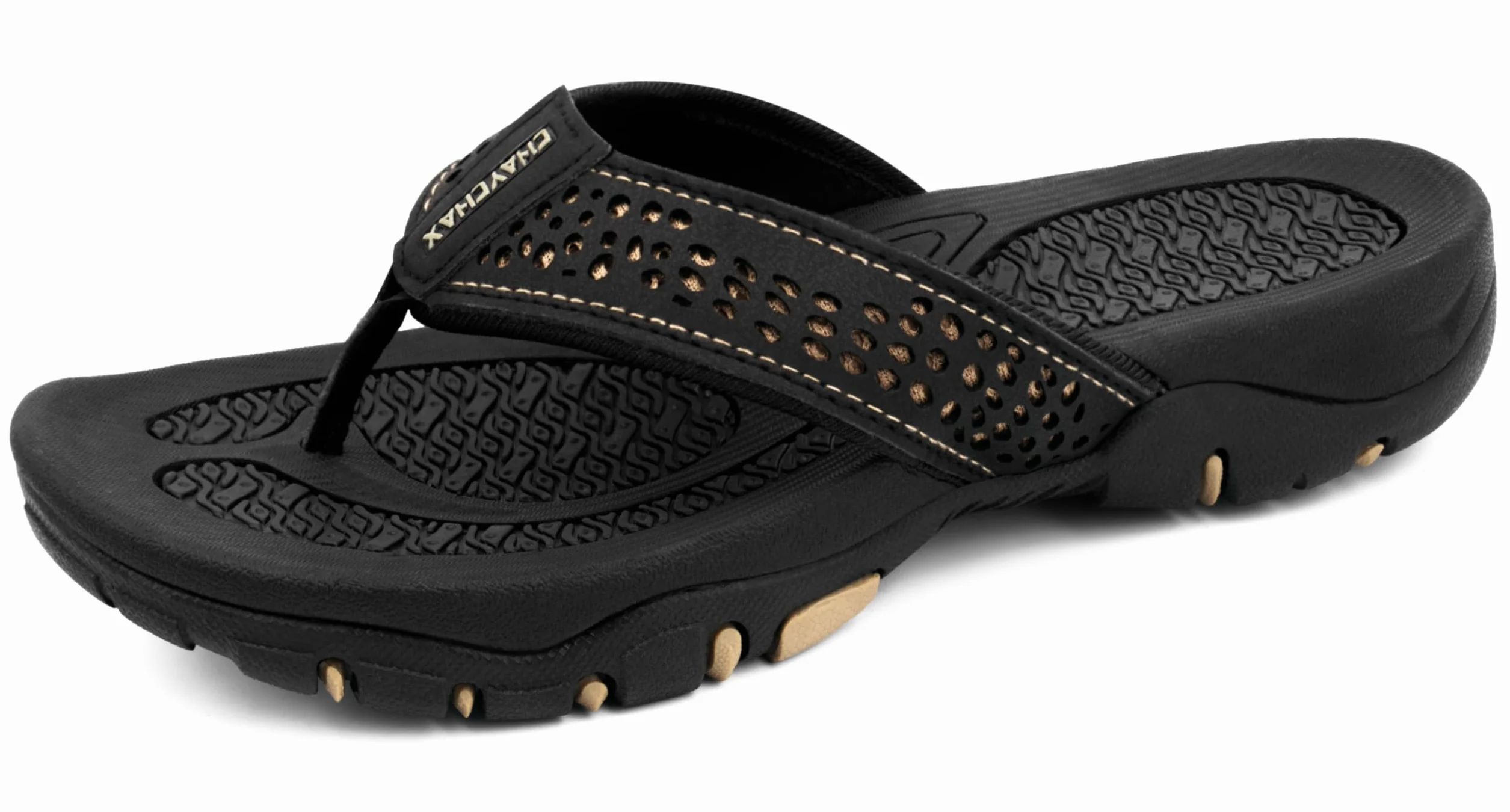 ChayChax Infradito Uomo Scarpe da Spiaggia e Piscina Antiscivolo Sandali Sportivi Pantofole Ciabatte da Mare Gomma Suola per Sostegno dell'Arco