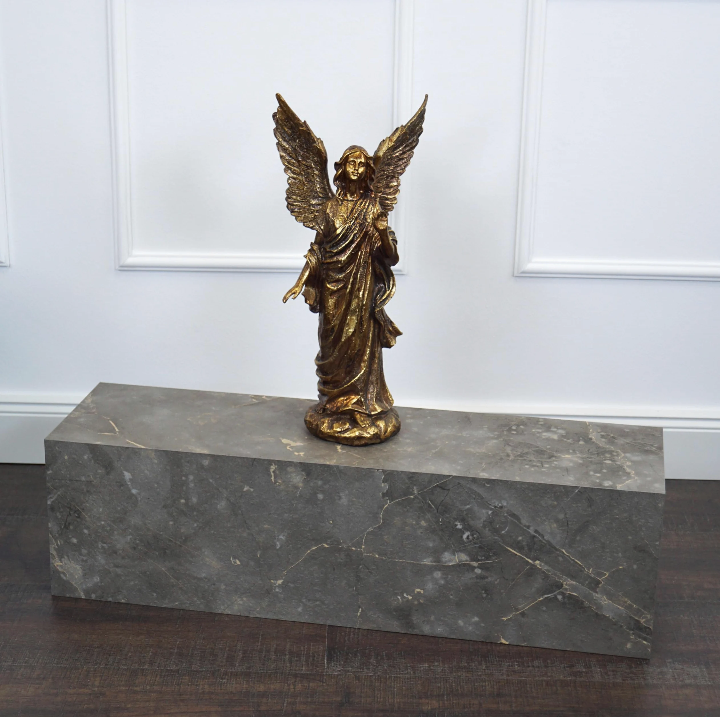 Colonna, colonna decorativa, piedistallo, Ilja, Palazio oro, 20 x 20 x 50 cm