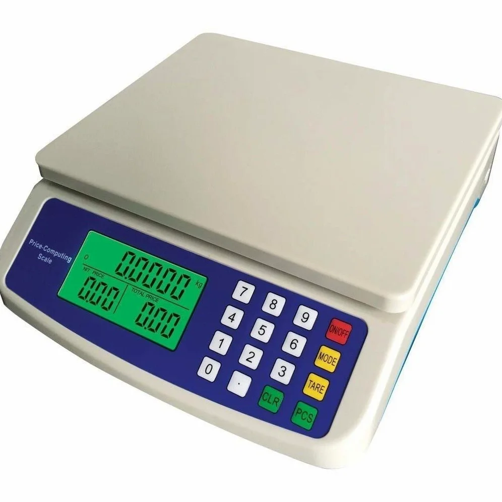 Bilance da Cucina digitali Bilance di precisione digitali LCD da 0,5 g/1 g Bilancia Elettronica per calcolo Prezzi per bilance da Negozio Commerciali (Dimensioni: 10 kg-1 g) ()