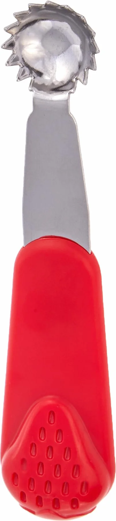 Fackelmann Pomodori e fragole rimuovi gambo acciaio inox manico ABS 12x2,5 cm