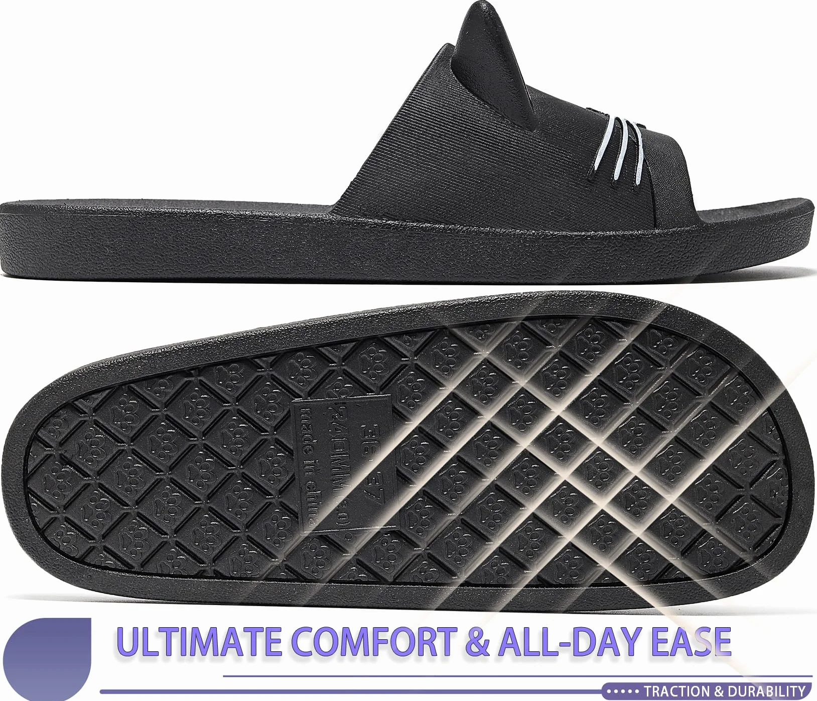 Infradito e Ciabatte da Spiaggia per Unisex Bambini Donna Uomo Sandali a Punta Aperta 23-44