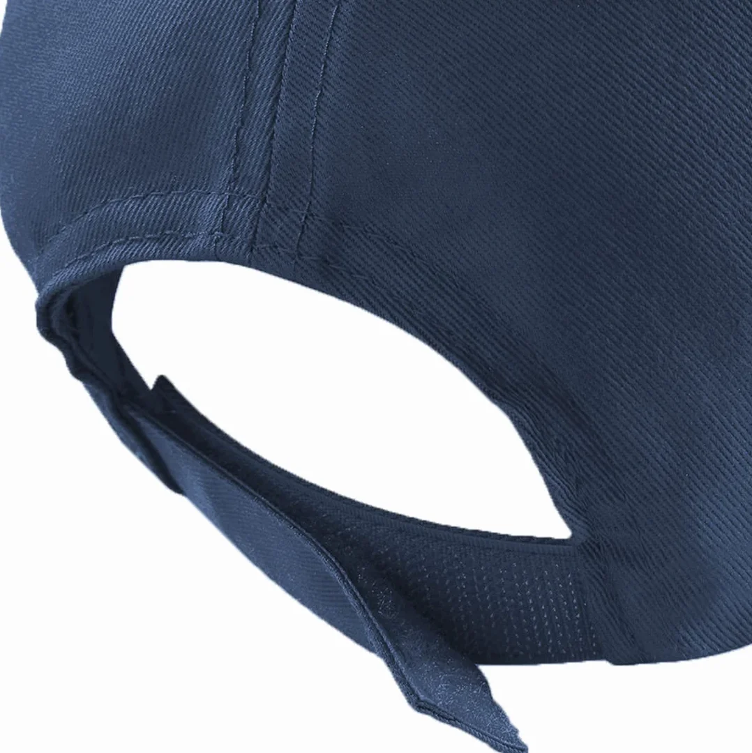 Cappello da Sole Estivo per Bambini in Cotone Blu Navy Regolabile