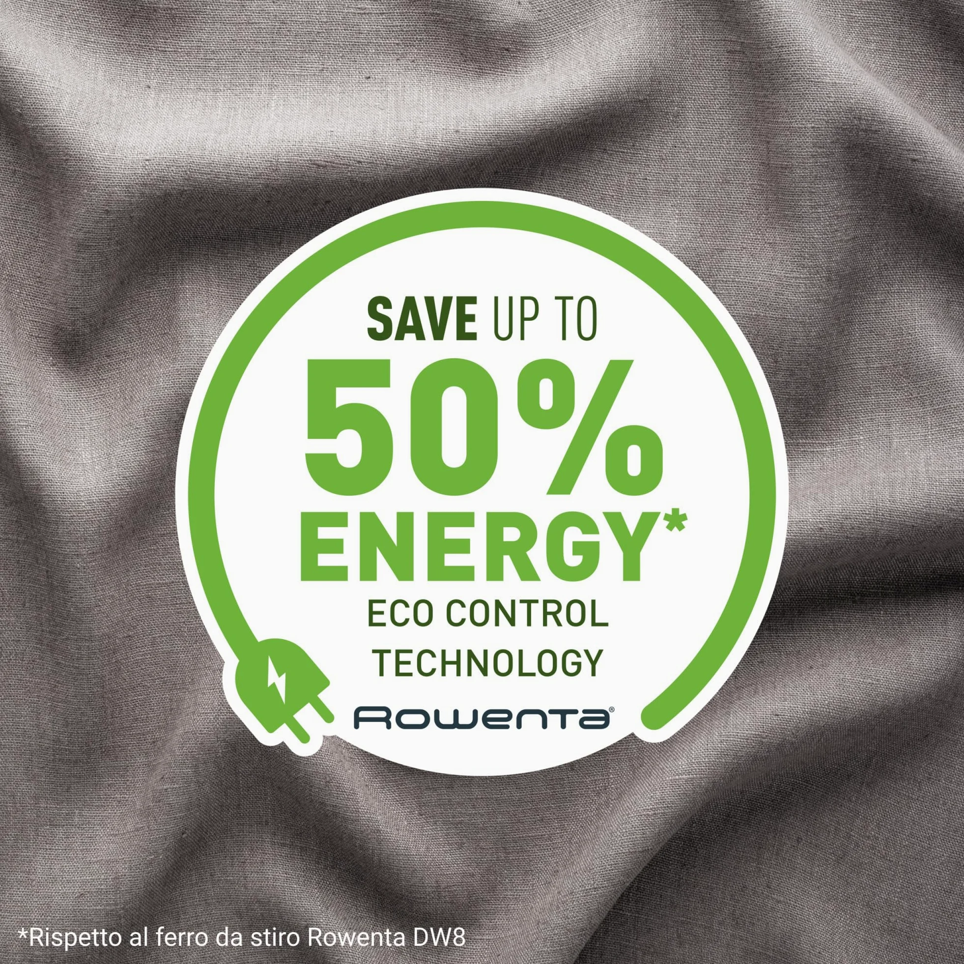 Rowenta Energy Force 70, Ferro a Vapore Potente, Getto di Vapore 200 g/min, Risparmio Energetico Fino al 50%, Stiratura Verticale, con Ampio Serbatoio e Punta di Precisione, DW7731
