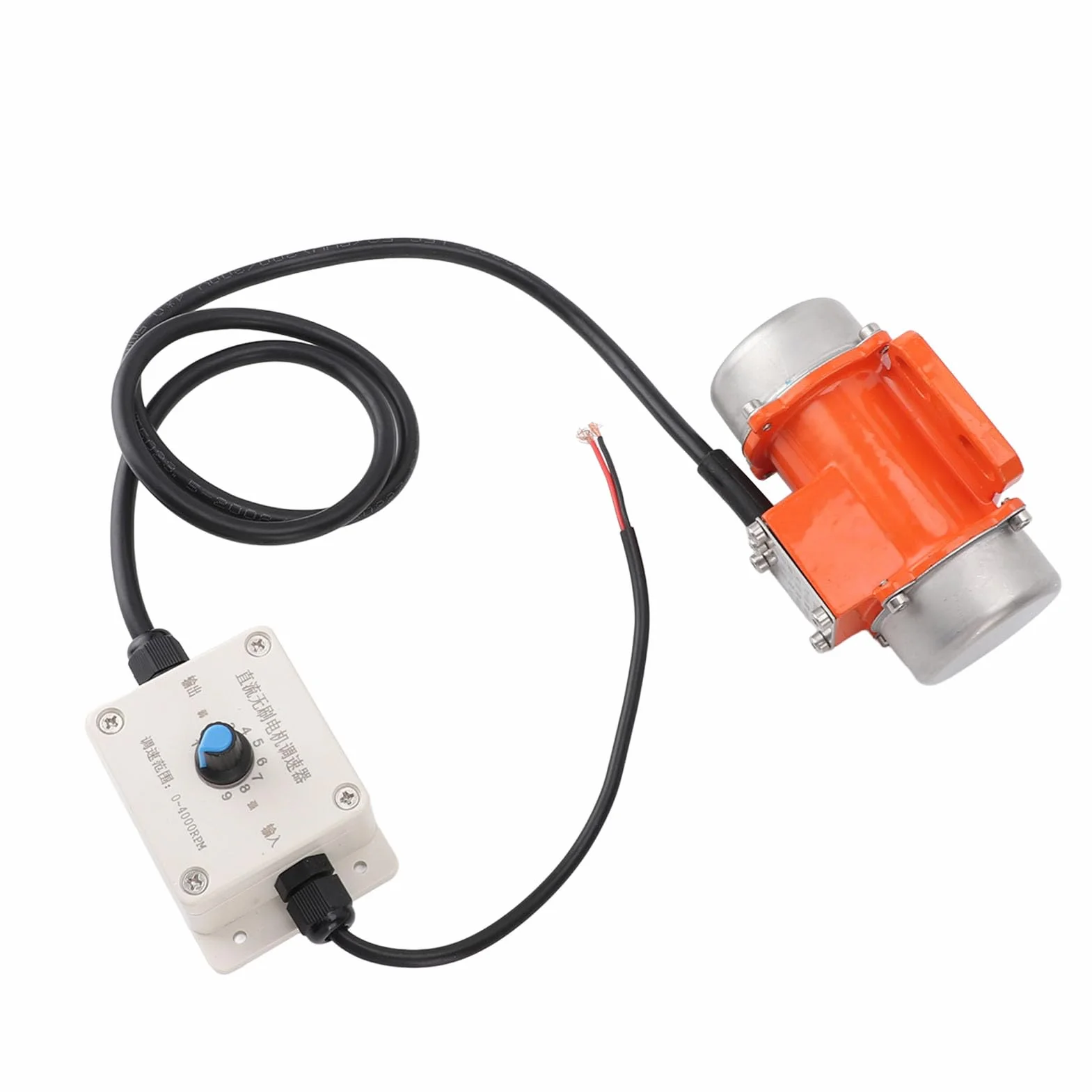 Motore di Vibrazione DC, Pratico Motore di Vibrazione per Calcestruzzo a Basso Rumore 12V Lega di Alluminio 4000 Giri/min Vibratore per Calcestruzzo DC Senza Spazzole a velocità