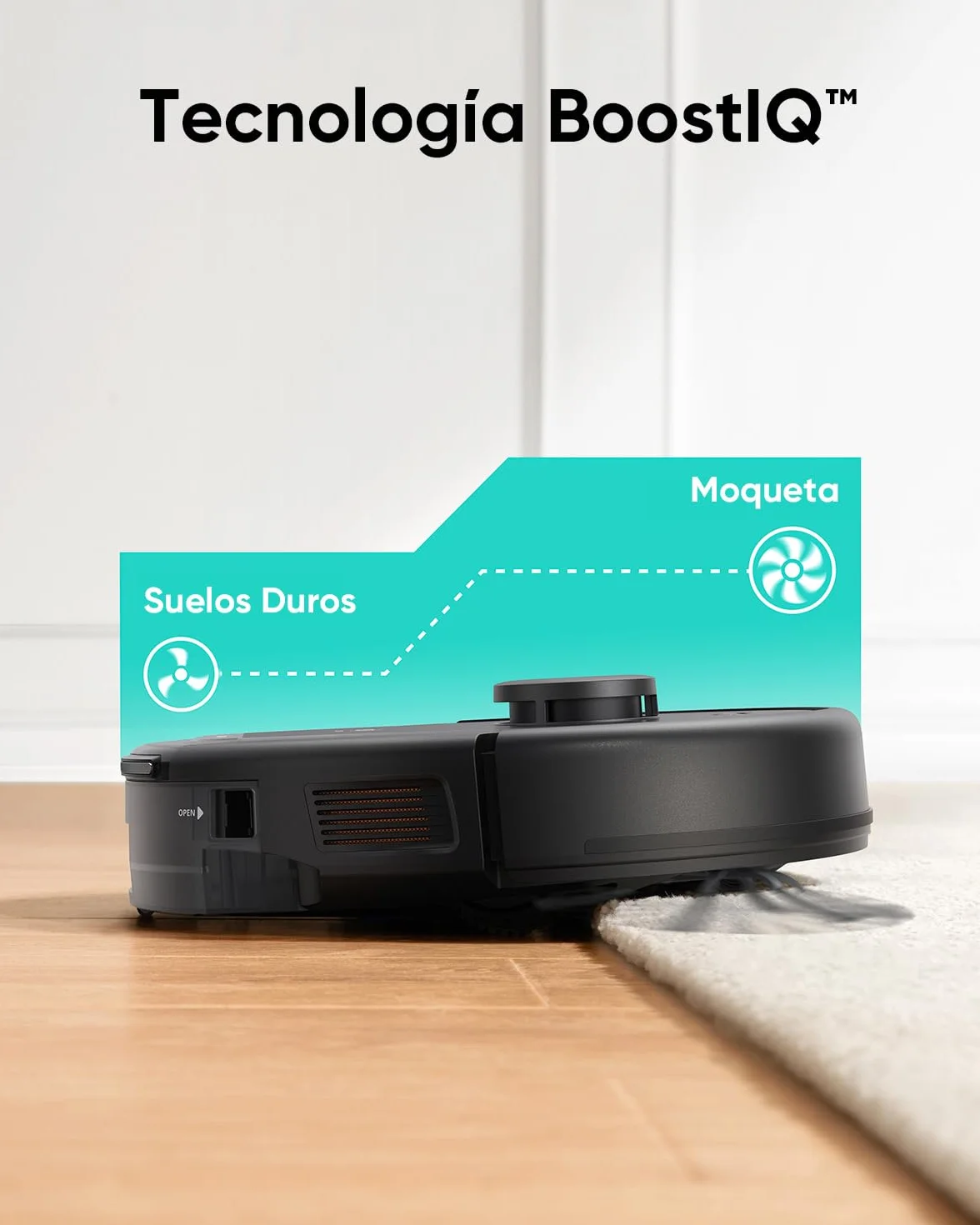 eufy L60 Robot Lavapavimenti e Aspirapolvere 5000 Pa Navigazione Laser iPath Ricondizionato