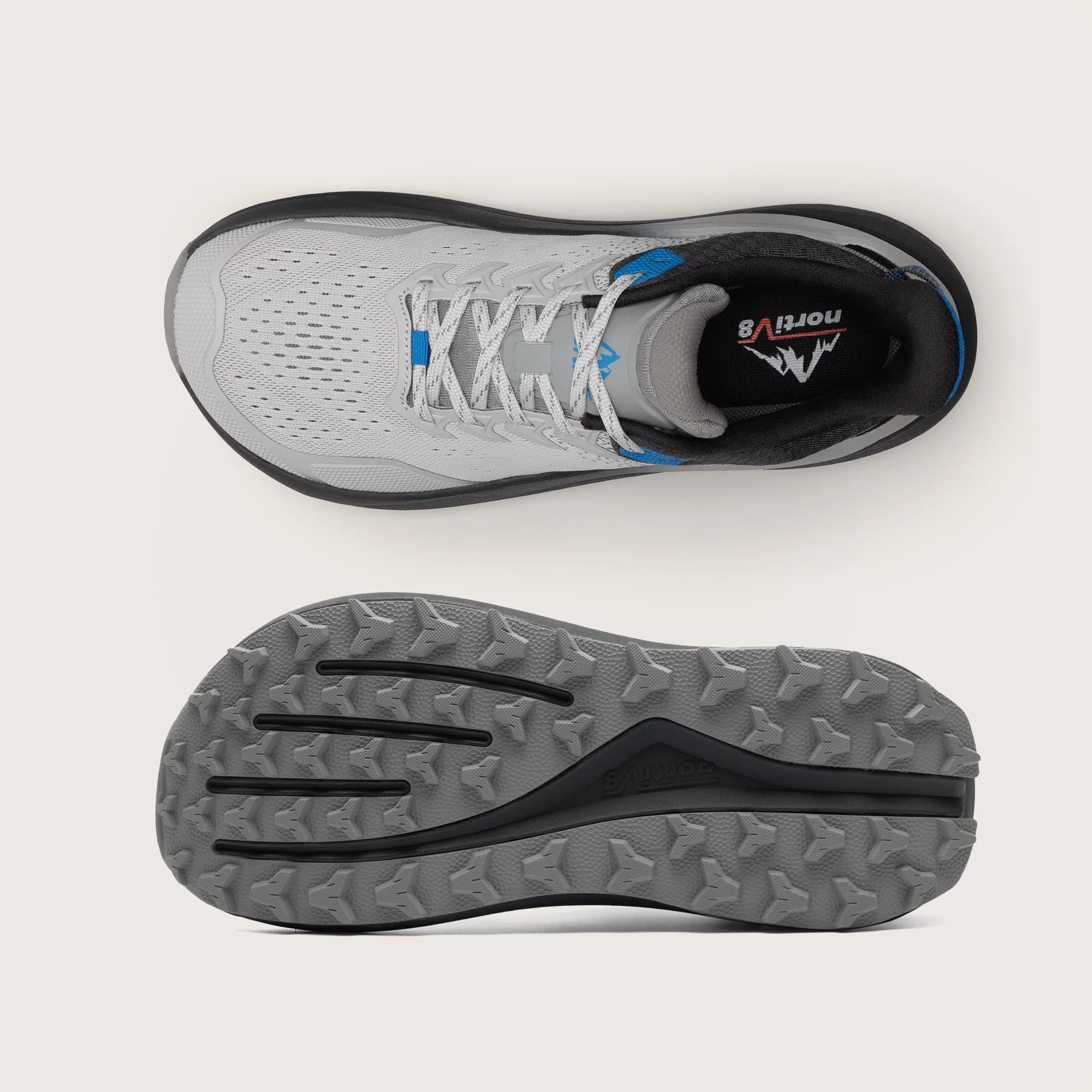 NORTIV 8 Scarpe Trail Running Punta Larga Uomo, Ammortizzate Camminata a Piedi Nudi, Tennis, Allenamento, Palestra, Cross Training, alla Moda