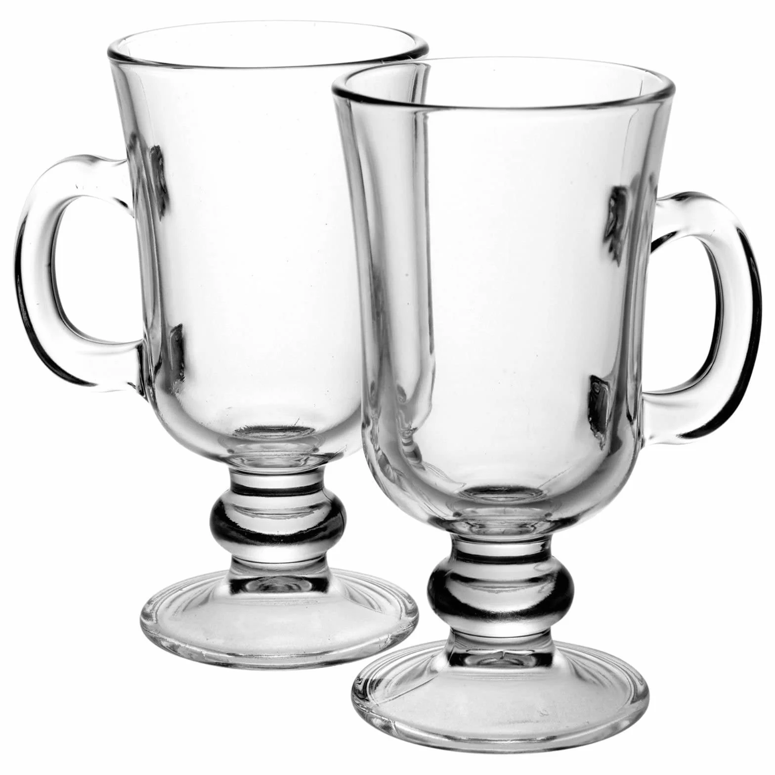 Irishcoff Pasabahce Calice in Vetro Irishcoffee con Manico, Trasparente, 12 Pezzi