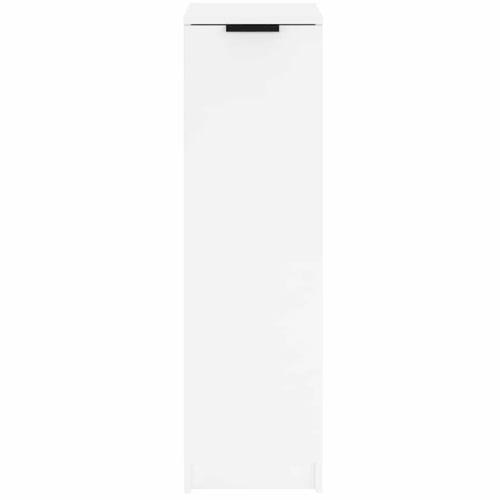 vidaXL Scarpiera Bianca 30x35x100 cm Legno Multistrato