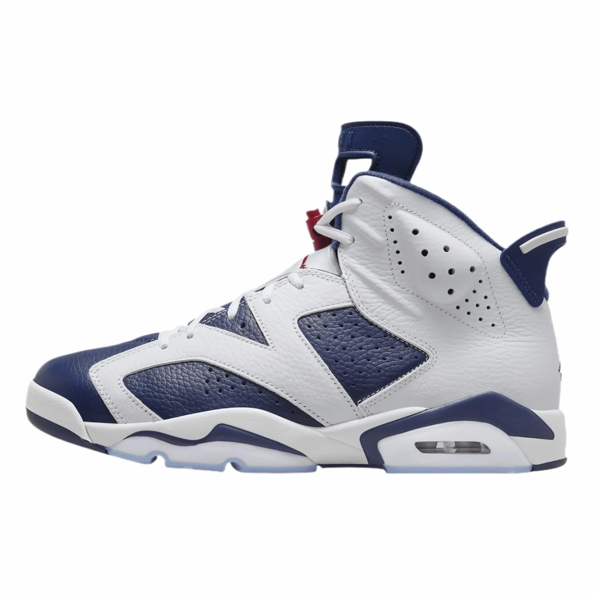 Jordan Retro 6 - Scarpe da uomo (CT8529-164, bianco/rosso/blu navy)