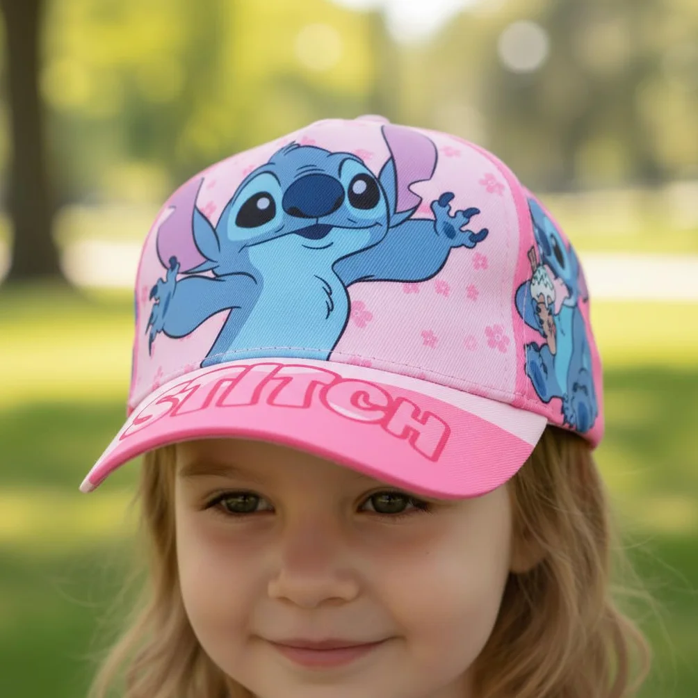Cappello con Visiera da Ragazzo Bambino Berretto da Baseball Regolabile Stitch