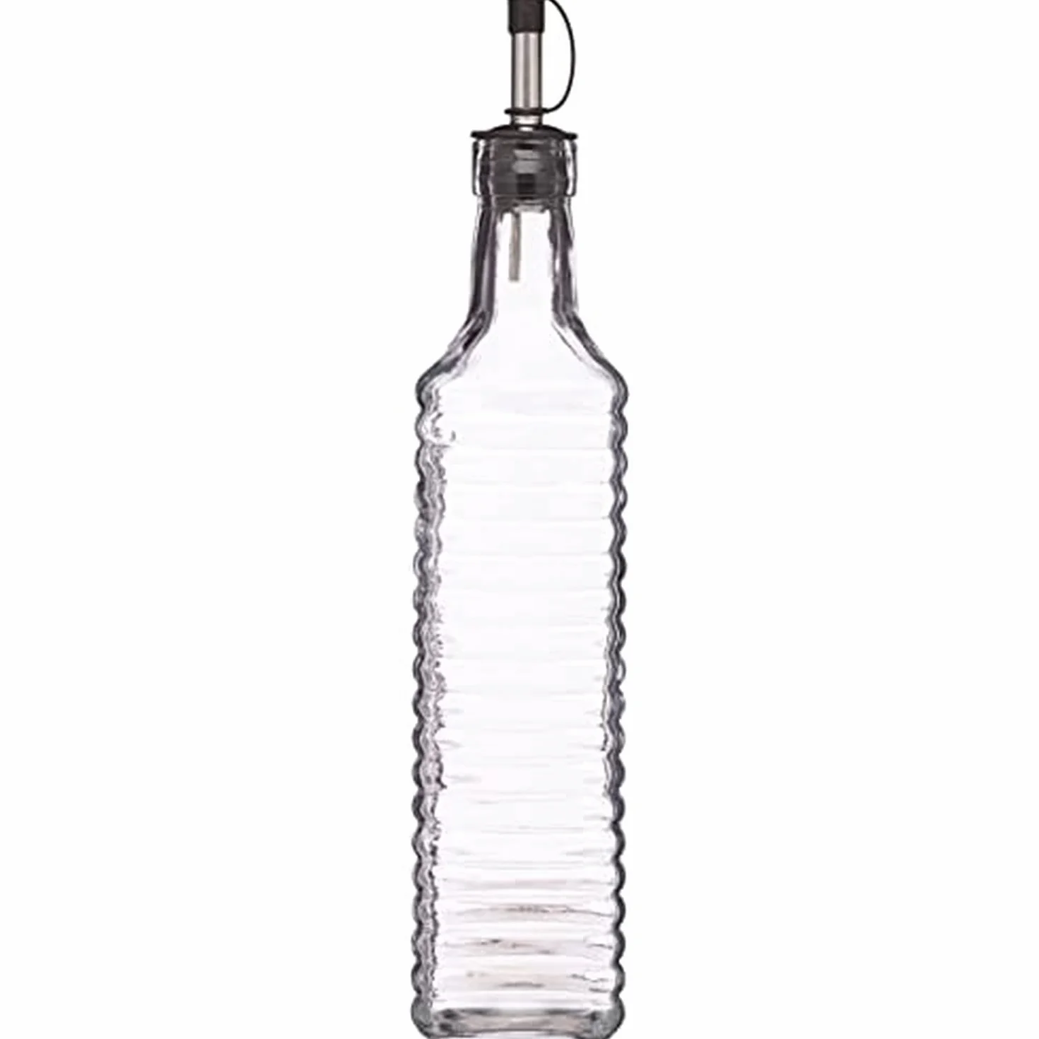 KitchenCraft World of Flavours Bottiglia per olio / Versatore per aceto in vetro tradizionale, 55 ml