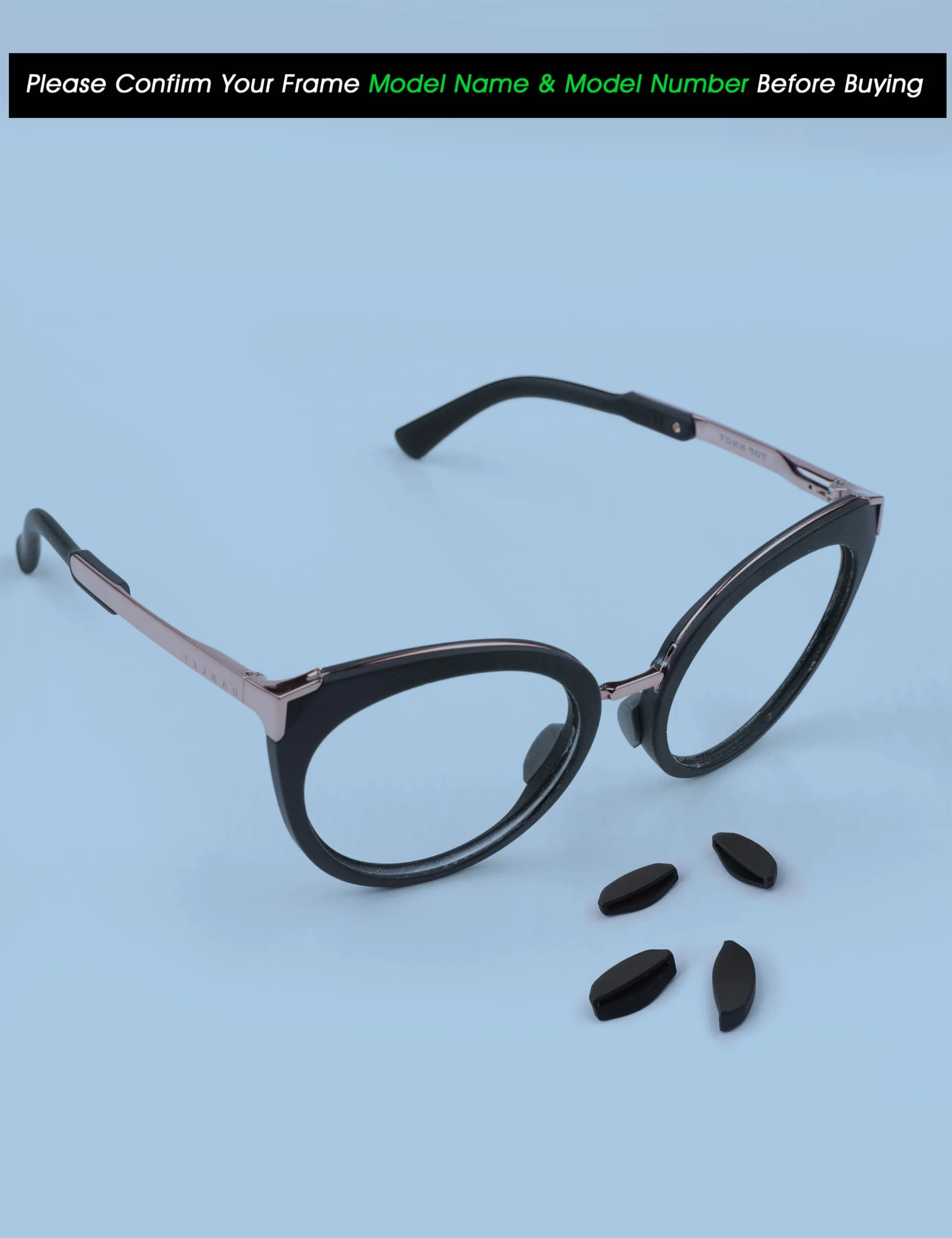Acefrog 2 paia cuscinetti nasali per Oakley Frogskins Range OO9284, OO9503, OO9289, Top Knot Occhiali da sole