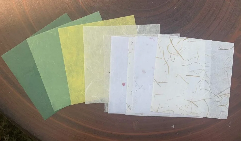 Carta di Gelso 50 Fogli Quadrati per Origami Fai da Te