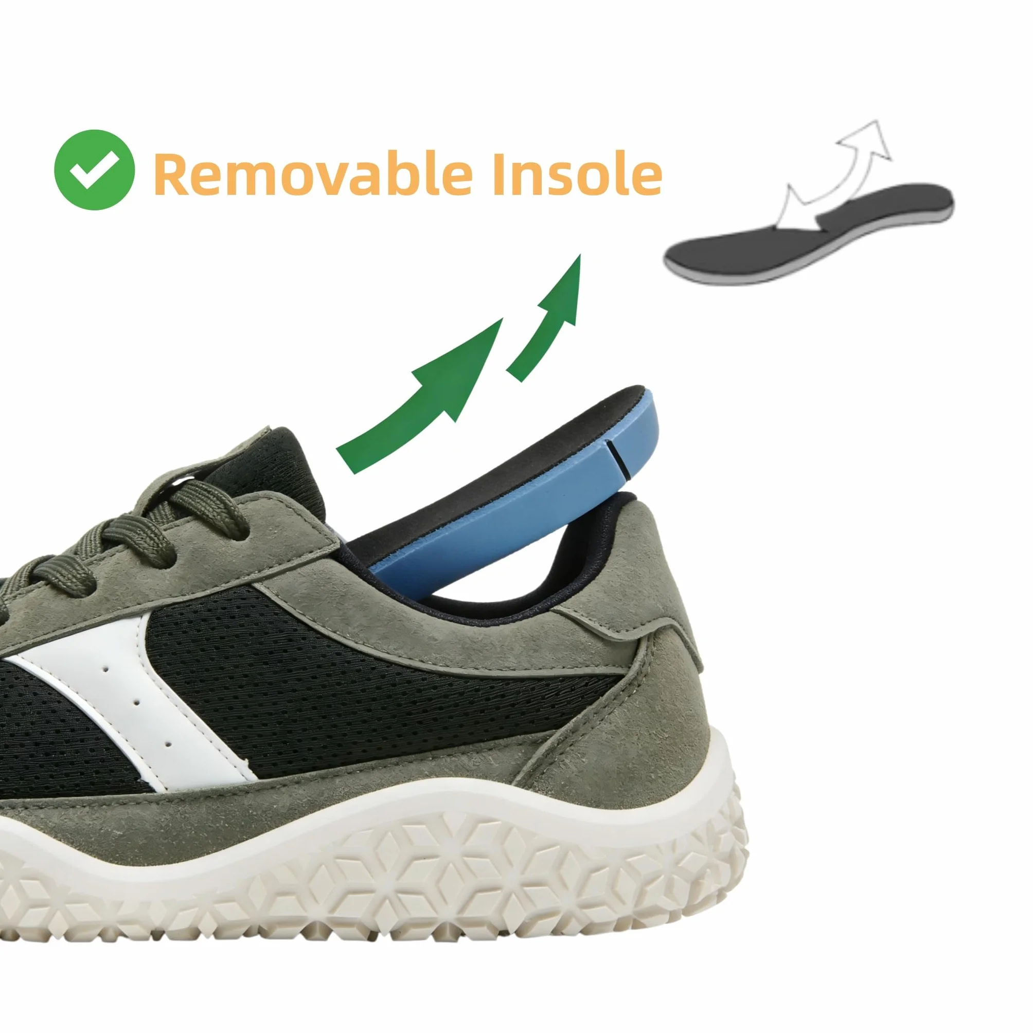 Scarpe da Trail Running Barefoot Meik Mangni Uomo Donna Minimaliste Larga Leggere Traspirante Antiscivolo 36-46 EU