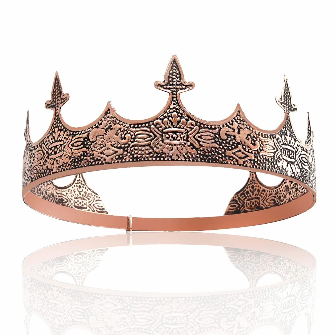 Corona Capelli Gioielli Reale Diadema Uomini Metallo Halloween Costume