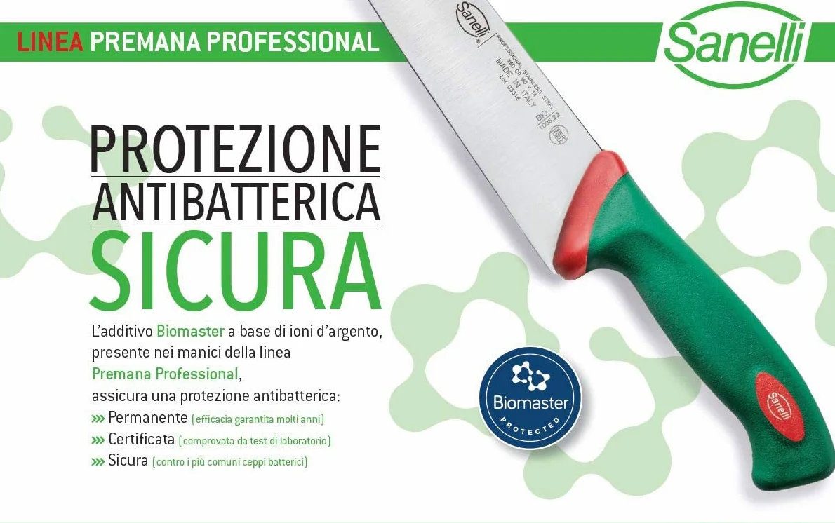 Sanelli 909604 Confezione Coltelli Chef 4 Pezzi