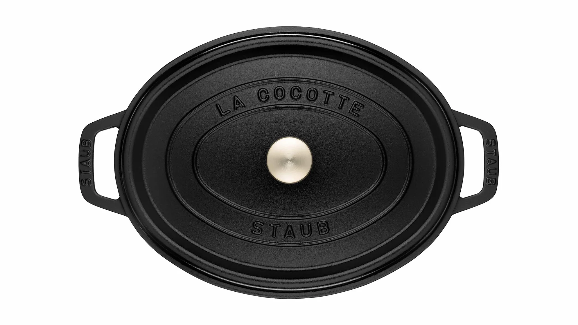 STAUB La Cocotte Casseruola Ovale, Ghisa, Nero, 41 cm