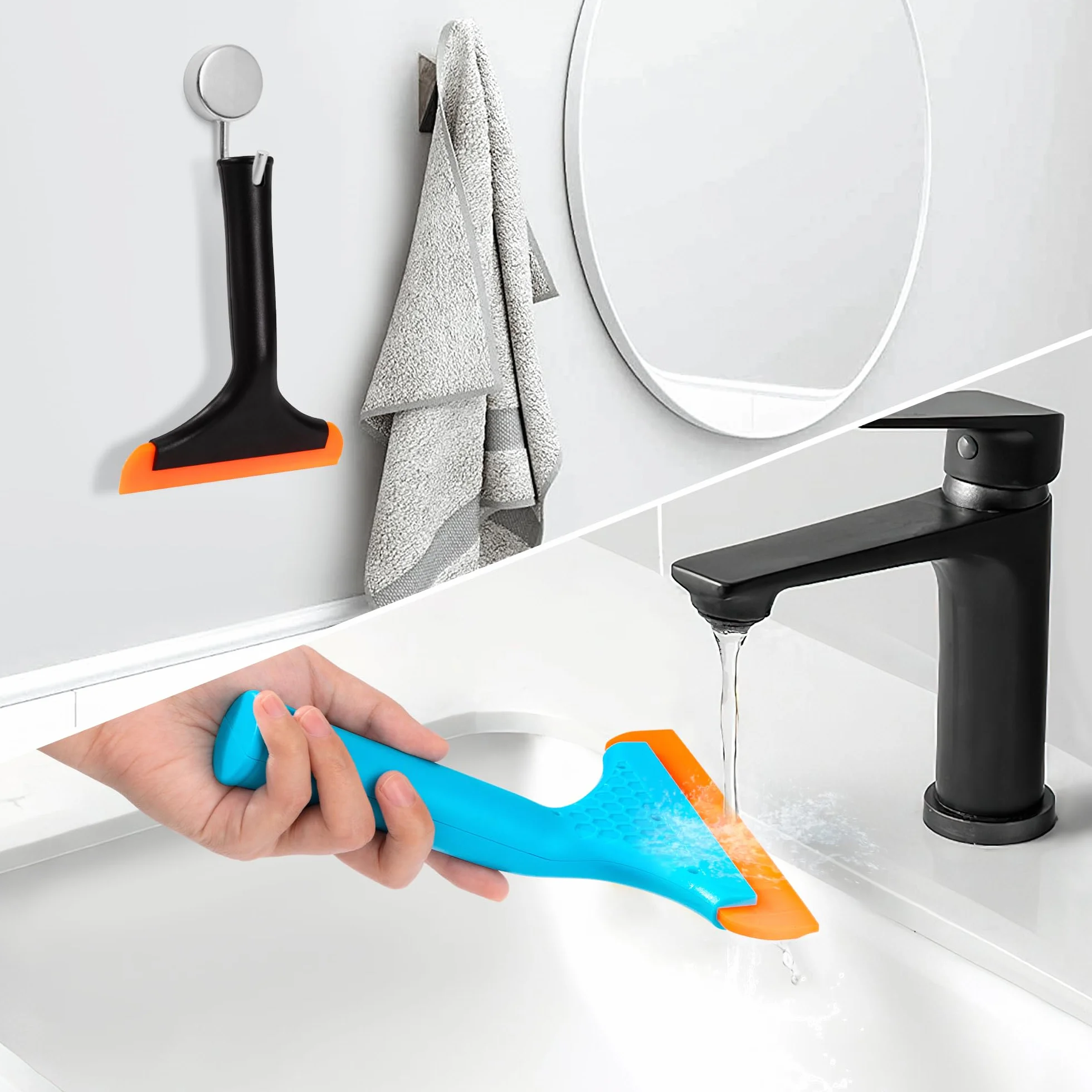 Tergicristallo per Doccia in Silicone Multiuso 3 Pezzi
