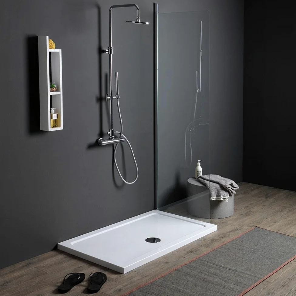 Kiamami Valentina Piatto Doccia Rettangolare 70x90 in Acrilico e ABS Bianco | Alba