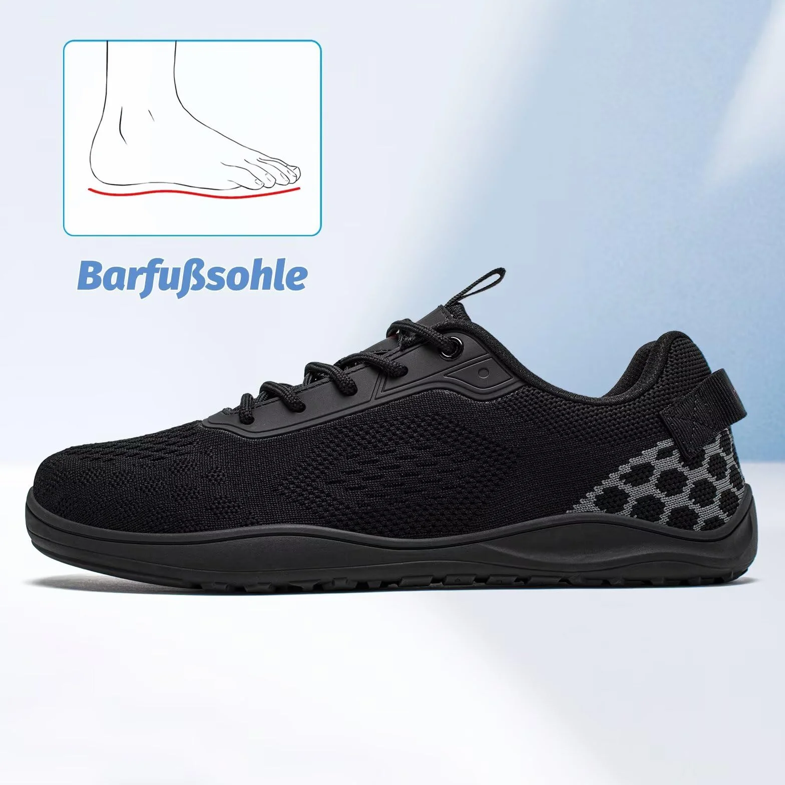 HOBIBEAR Scarpe minimaliste Unisex con Punta Larga da Trail Running