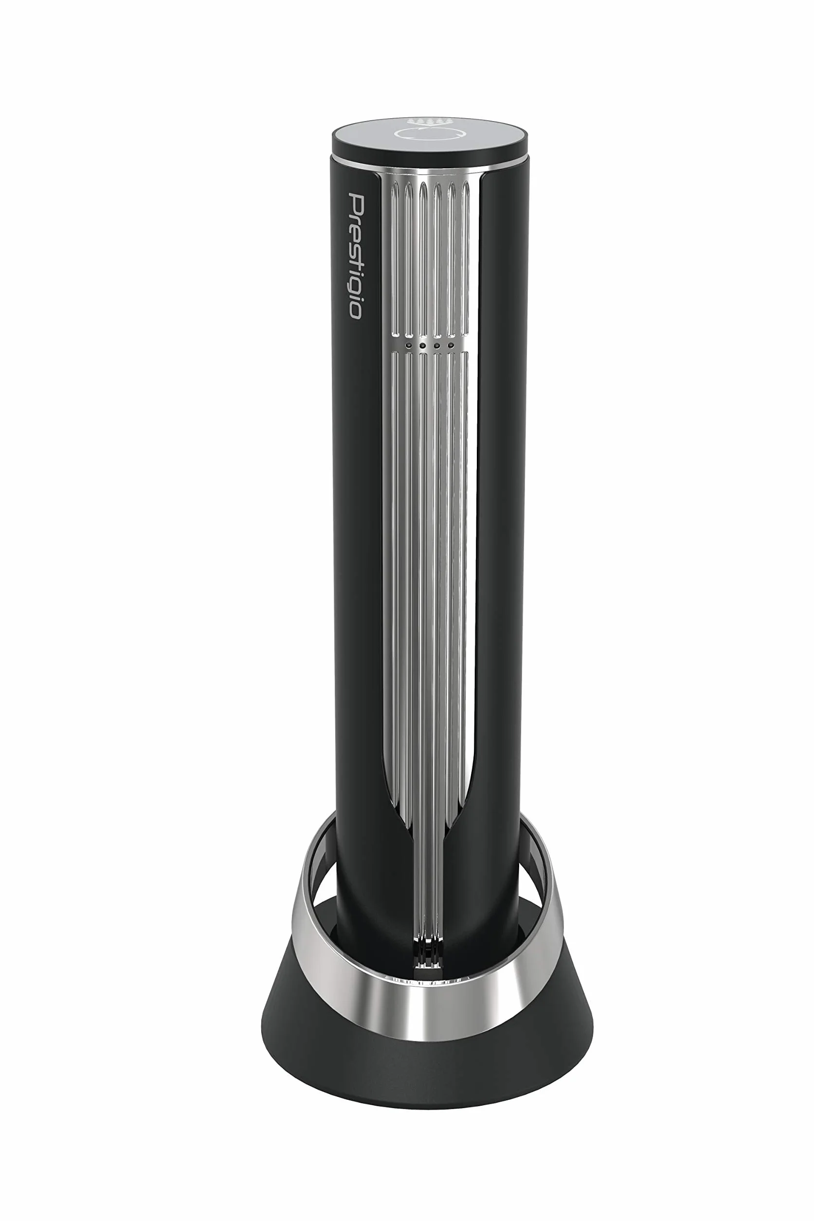 Prestigio Maggiore Apribottiglie portatile con stazione di ricarica Black Silver