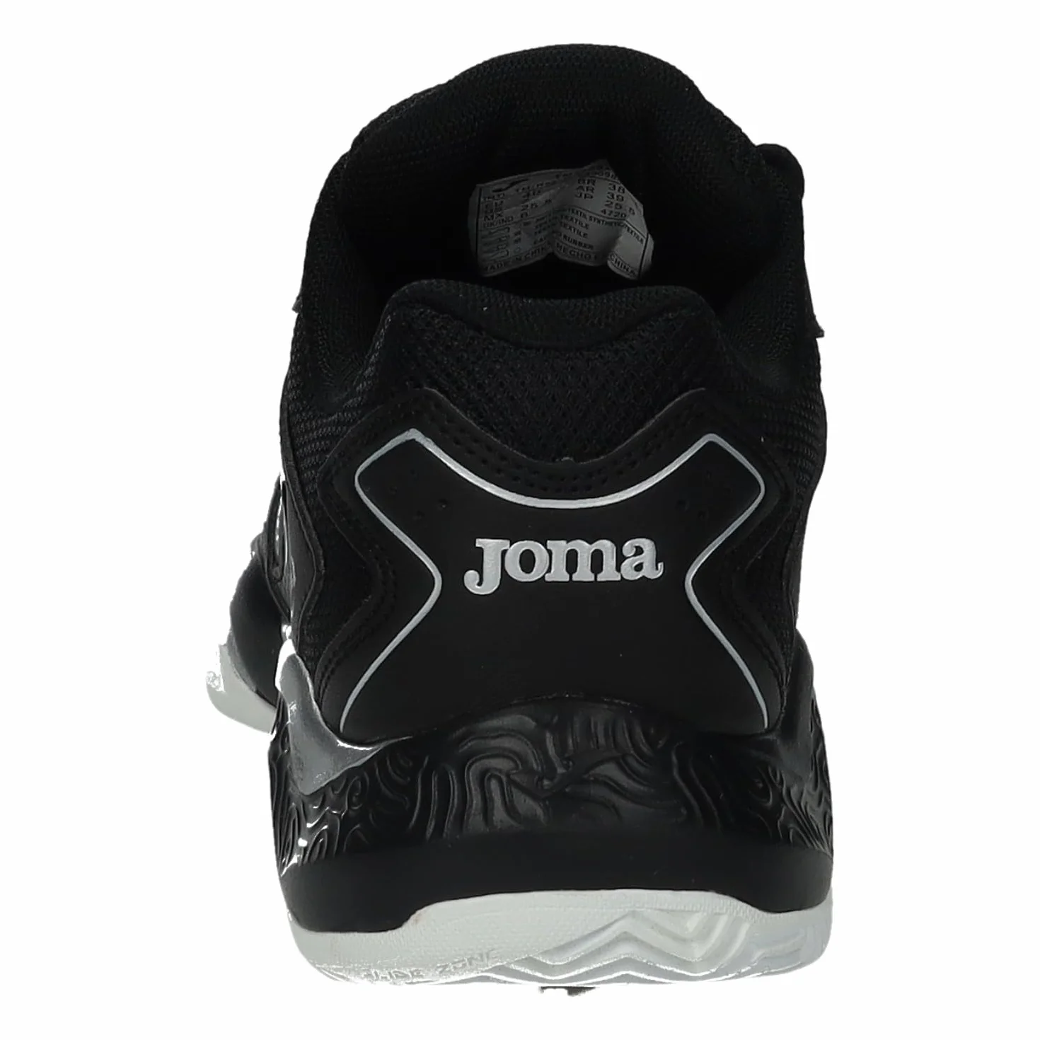 Joma Master 1000 Scarpe da Paddle Uomo Nero Argento Suola Antiscivolo