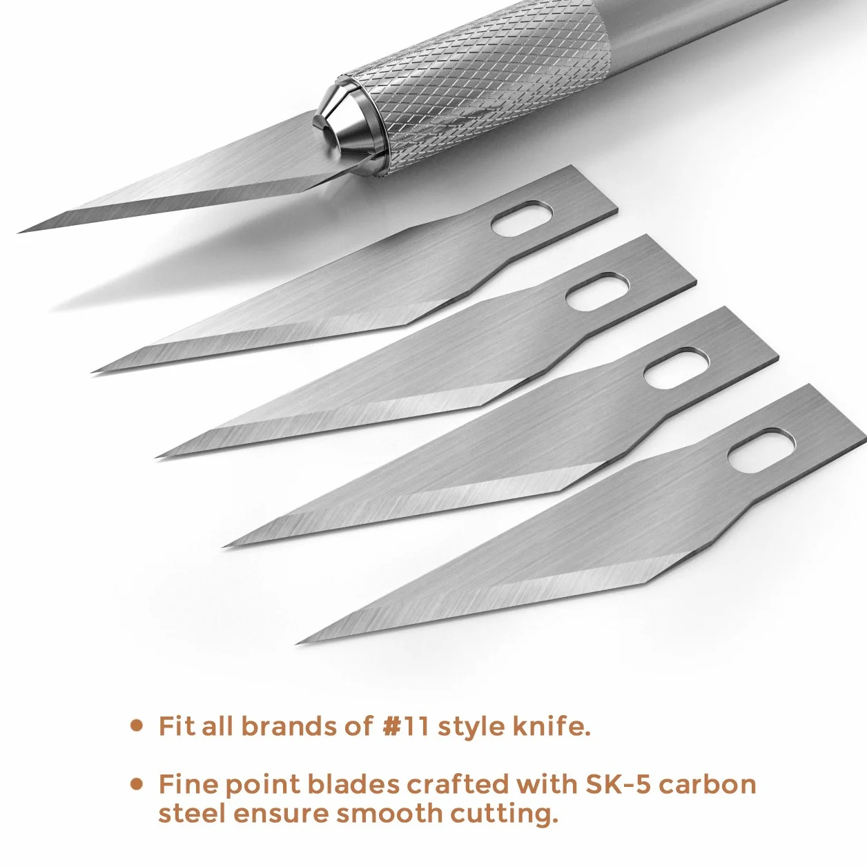 Nicpro 240 pezzi set lame bisturi #11 ultra affilate per hobby taglio artistico con scatola