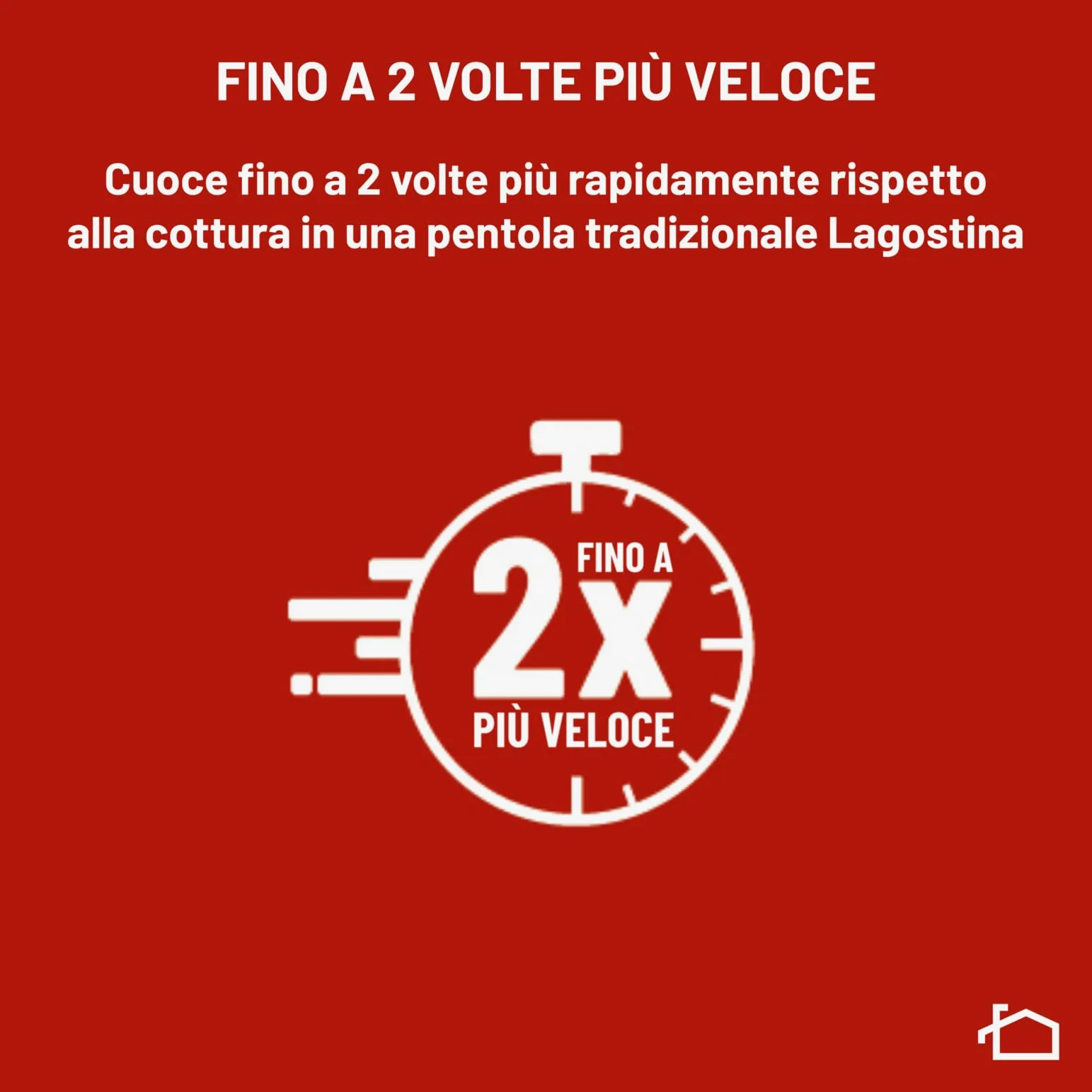 Lagostina Mia Pentola a Pressione 5 L in Acciaio Inox 18/10 Ø 22 cm, Pentola Induzione e Gas, Coperchio con Apertura Facilitata, Fondo a tre Strati, Lavabile in Lavastoviglie