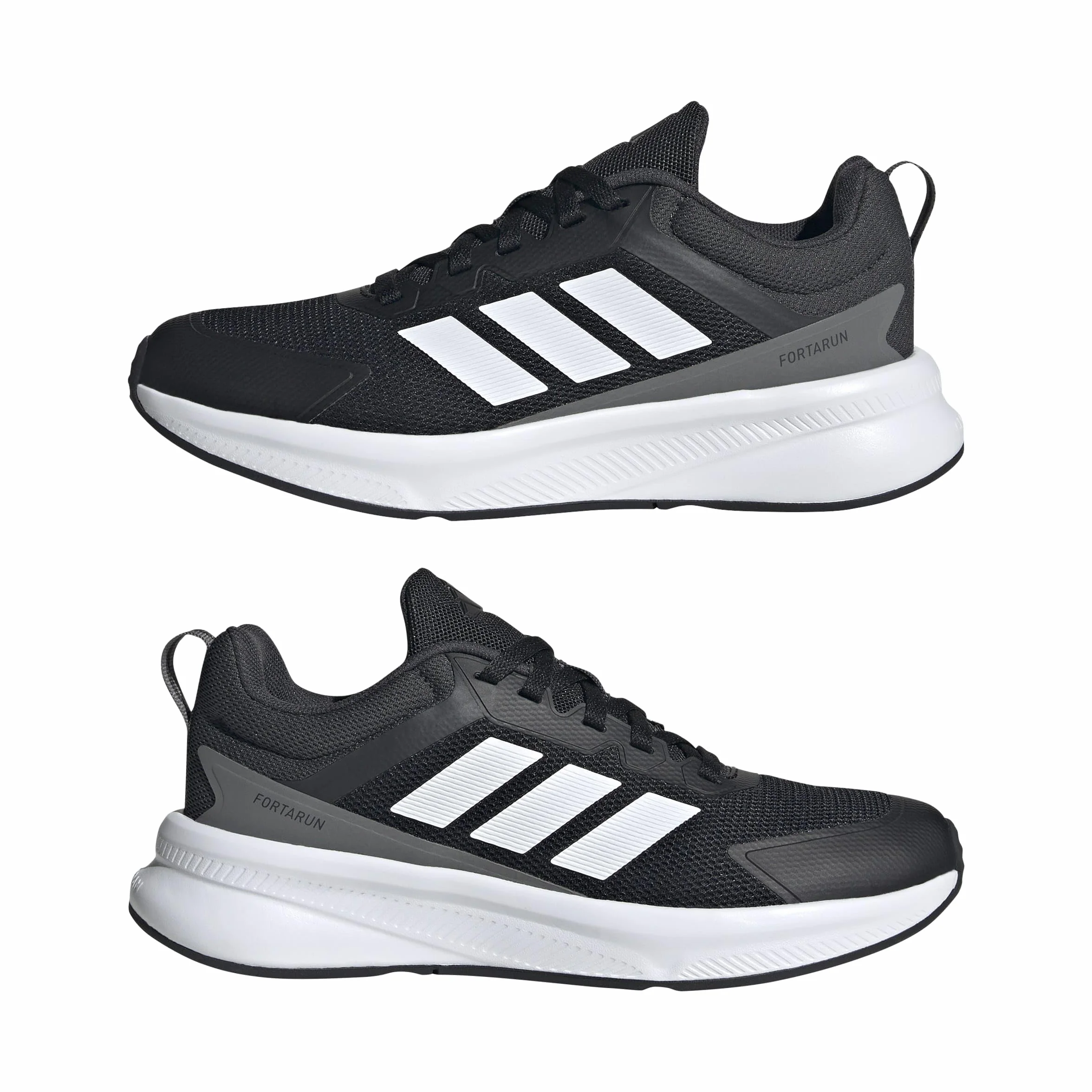 adidas Fortarun 4.0 J Scarpe Junior Ragazzi, Blu/Verde - JQ5173