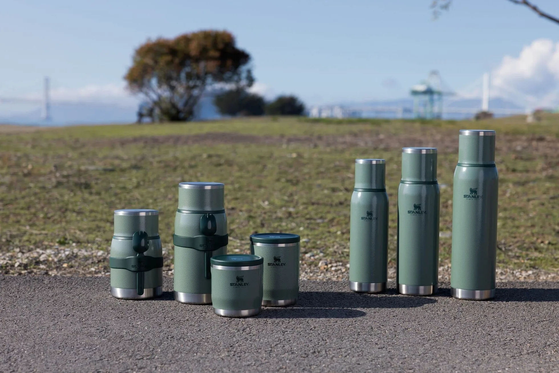 Stanley Adventure-to-Go - Borraccia termica da 0,5 l, apertura larga con coperchio a tenuta stagna, mantiene le bevande calde o fredde, ripiegabile per i viaggi, bottiglia termica termica in acciaio