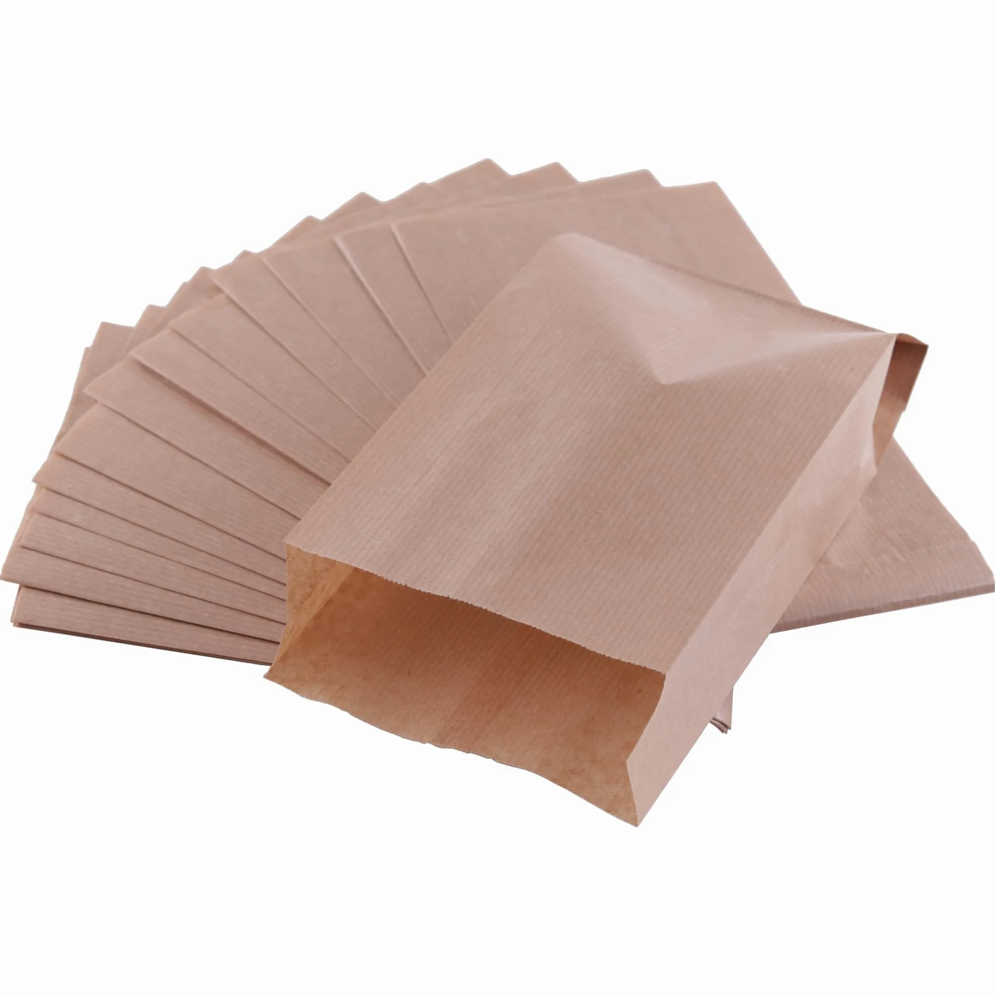 DIY-24H | 5 diverse dimensioni | Sacchetti di carta colore marrone sacchetti regalo in carta, piccoli sacchetti per caramelle, sacchetti di carta kraft, sacchetti per biscotti, pane, sacchetti per