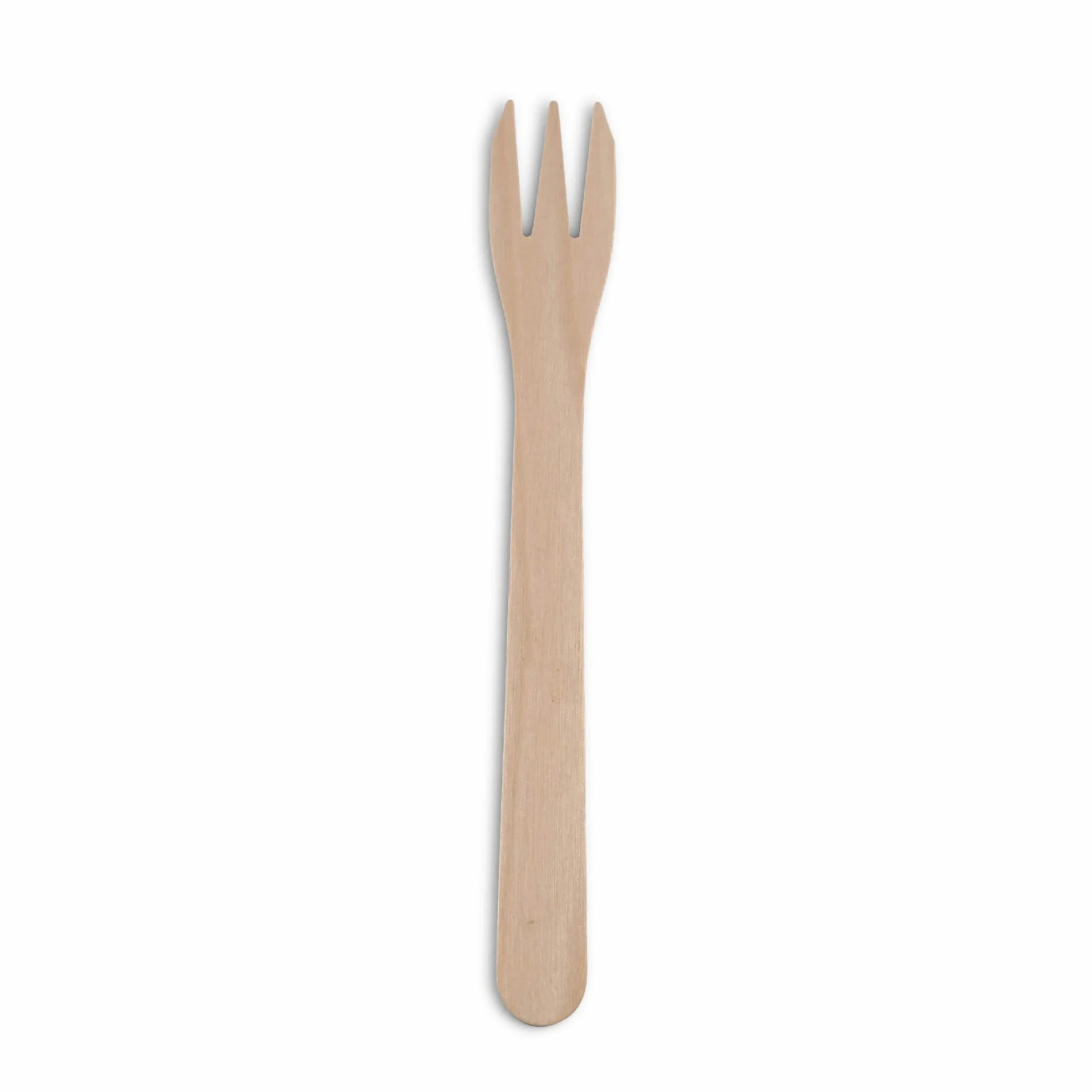 BIOZOYG Forchette di Legno per Patatine Fritte Posate Ecologiche Forchette Compostabili di Legno Duro natura I Forchetta Legno Snack Currywurst Stuzzichino Spiedini Festa I 10000 Forchettine 17,5cm