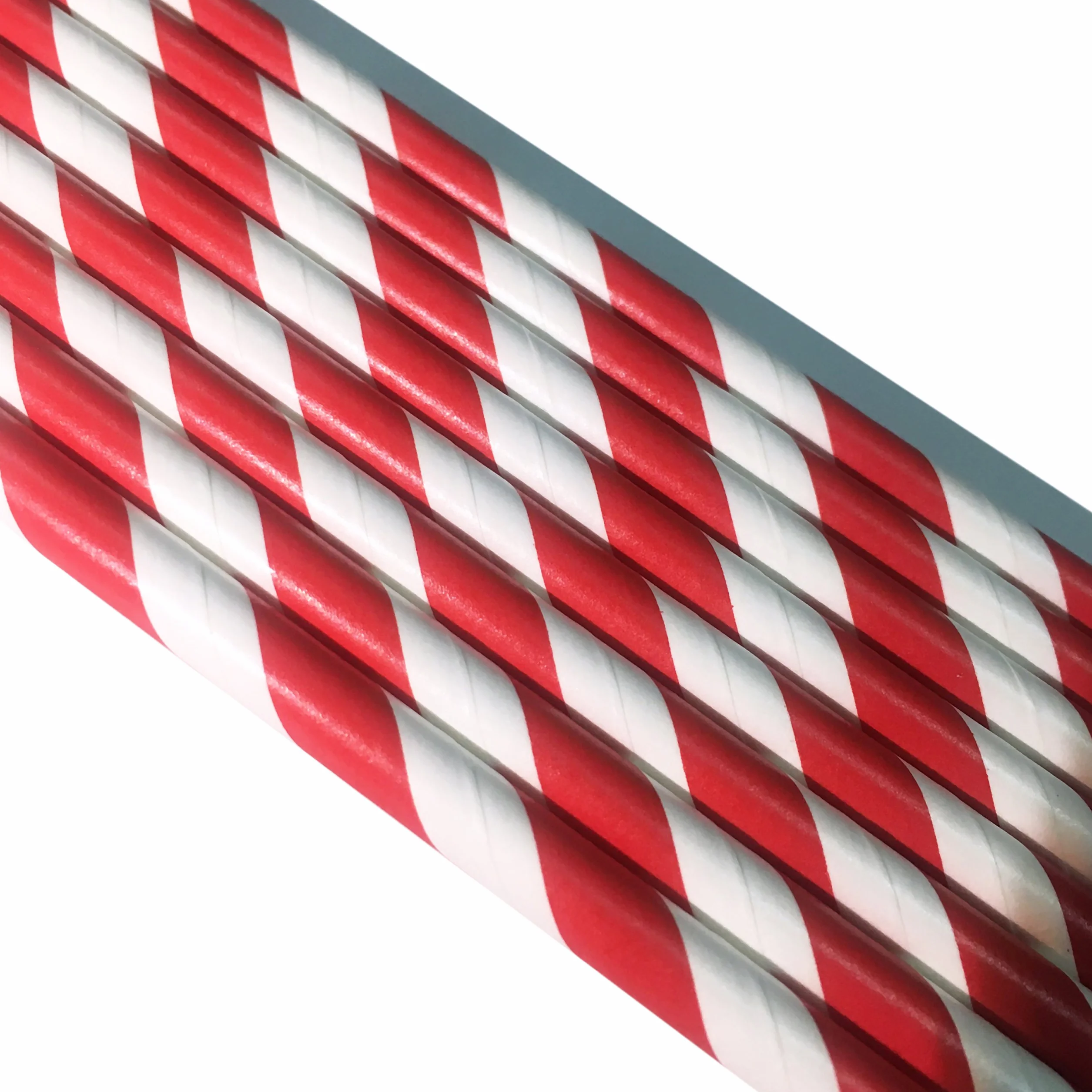 Cannucce di Carta a Strisce Rosse e Bianche, 100 Cannucce a Righe Rosse Usa e Getta, Sucker Monouso per Feste Decorative, Cocktail, Bevande