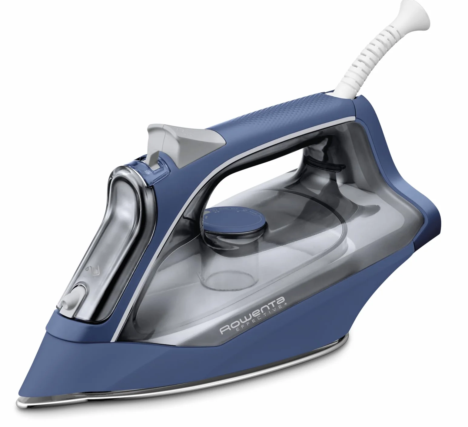 Rowenta Ferro da Stiro Effective DX1636, Potenza 2400W, Emissione Vapore fino a 40 g/Minuto, Colpo Vapore 120 g/Minuto, con Serbatoio dell'Acqua e Piastra Antigraffio, per Risultati Duraturi