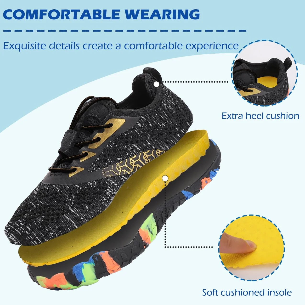 Scarpe da Immersione da Scoglio Bambino Blu Unisex Outdoor Multisport