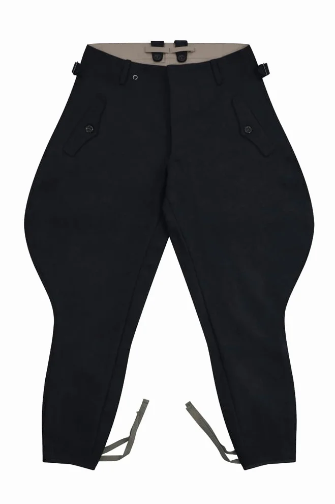 Pantaloni da equitazione Elite Youth Black Wool