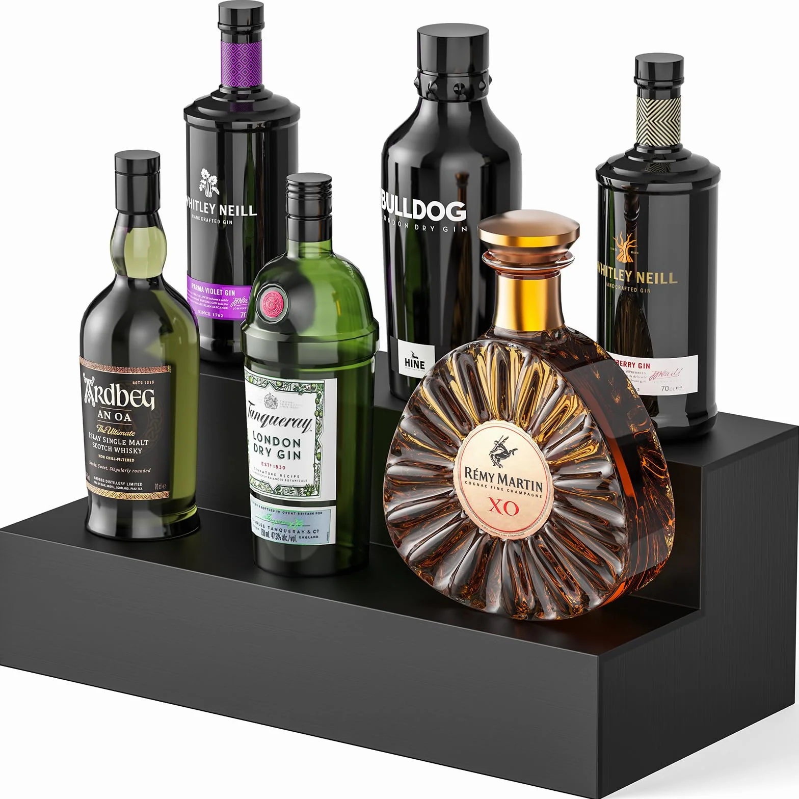 B4Life Display per Bottiglie di Alcool, Mensola in Legno Massello per Bottiglie di Liquore, Mensola per Liquore per la Casa, Mensola da Bagno per Liquore, Mensola per Liquori, Display per Bottiglie