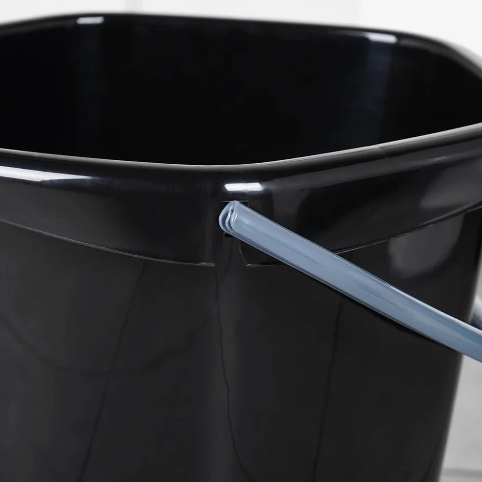 Secchio per tacchino, in plastica, nero, 10 l