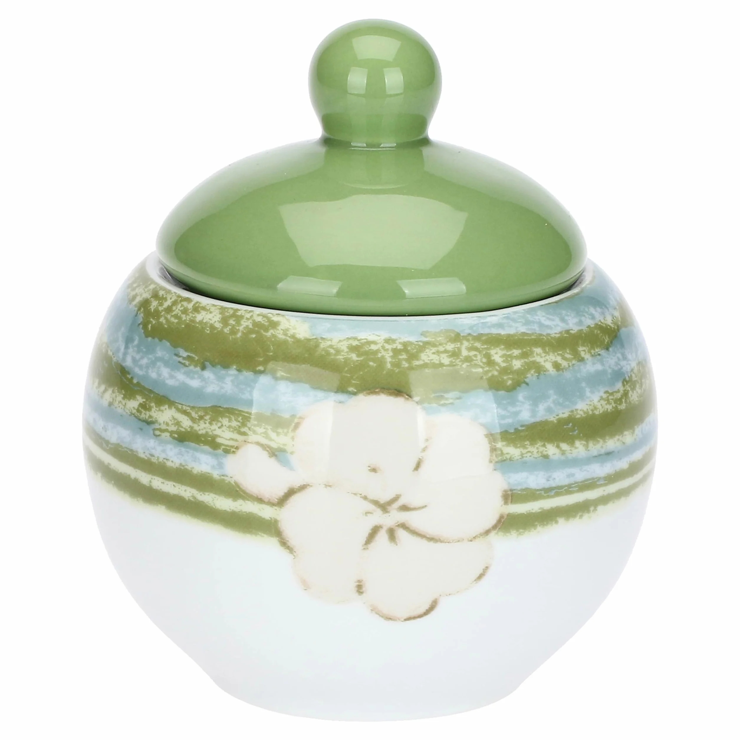 THUN Set 2 tazzine con zuccheriera Oasi Porcellana 6x9cm 12cm 13cm