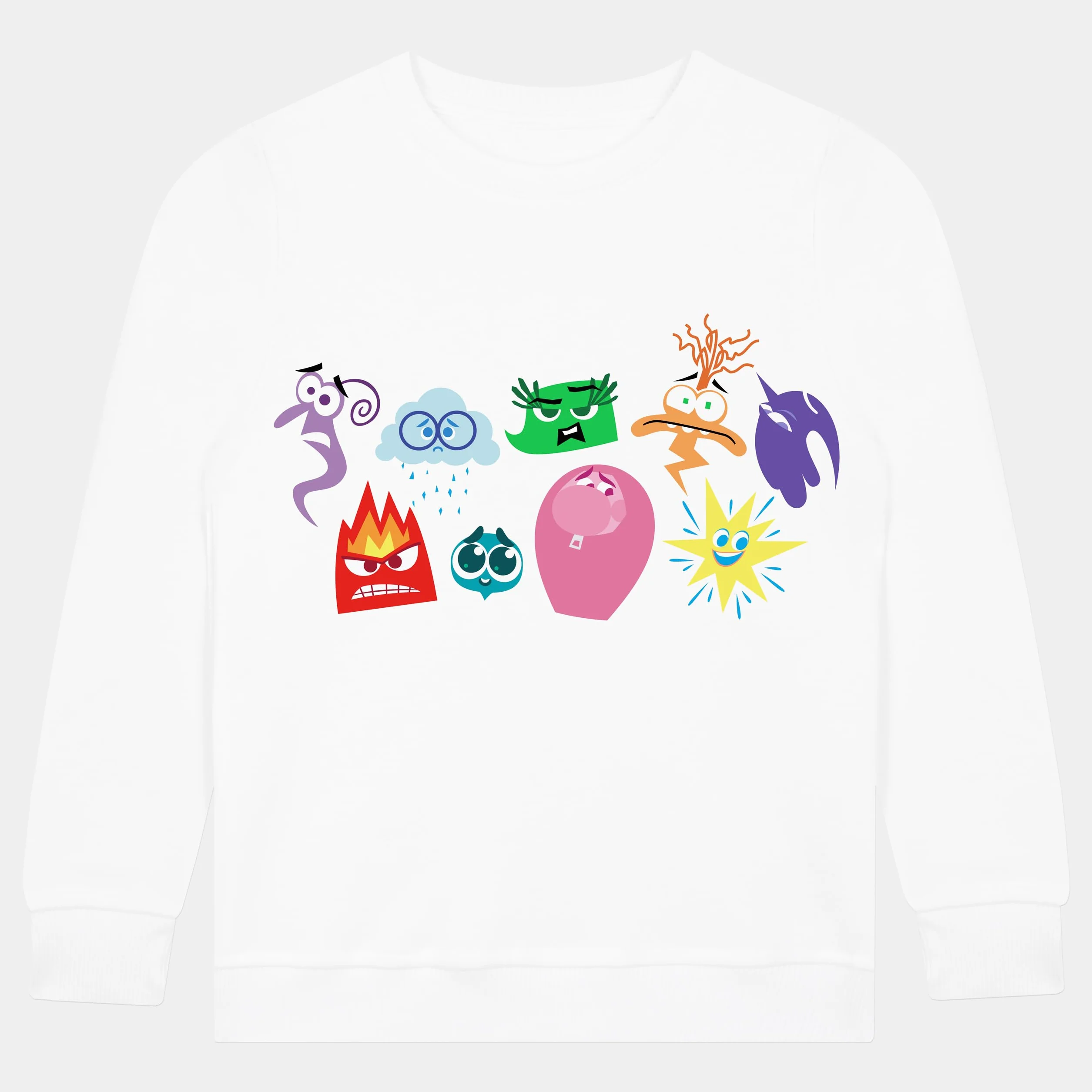 Disney Felpa Inside out 2 Personaggi Felpa Bambina | Felpe Ragazza | Maglione Ragazza | 3 E 13 Anni