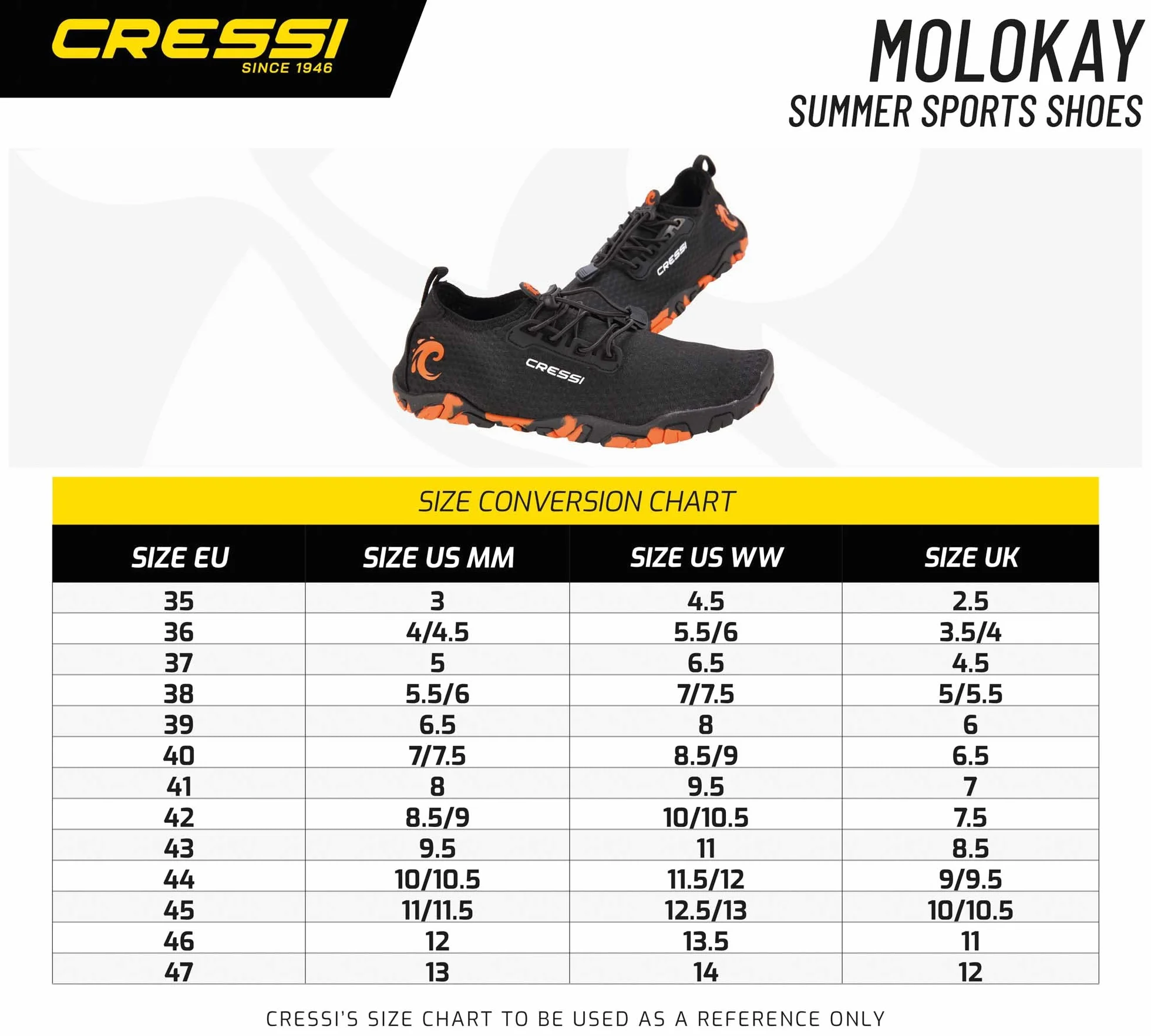 Cressi Molokai Shoes Scarpe Sportive Multiuso per Adulti