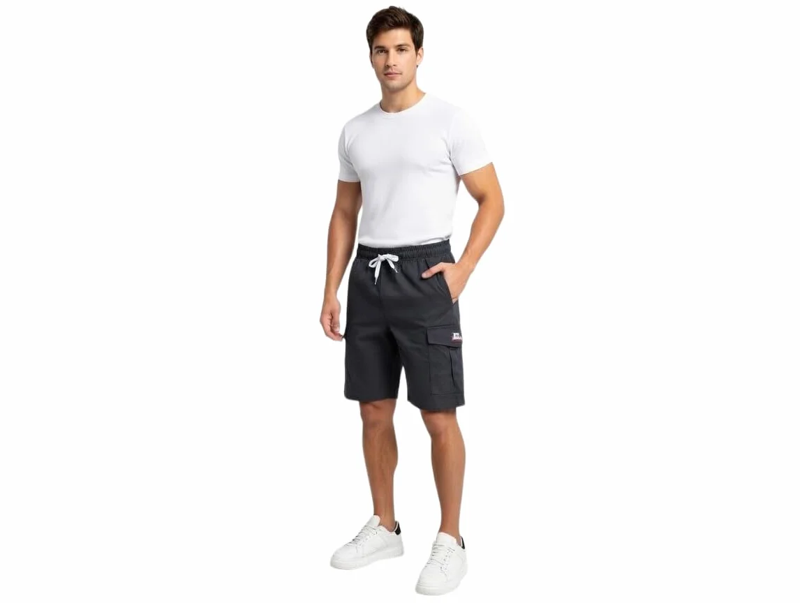 Lonsdale Bermuda Uomo Short - Pantaloncino Uomo Corto in Cotone