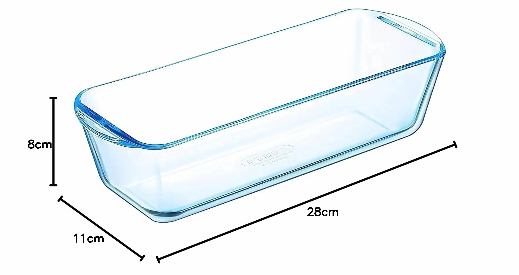 Pyrex Bake&EnjoY Stampo Plumecake in vetro borosilicato 31x12x8cm