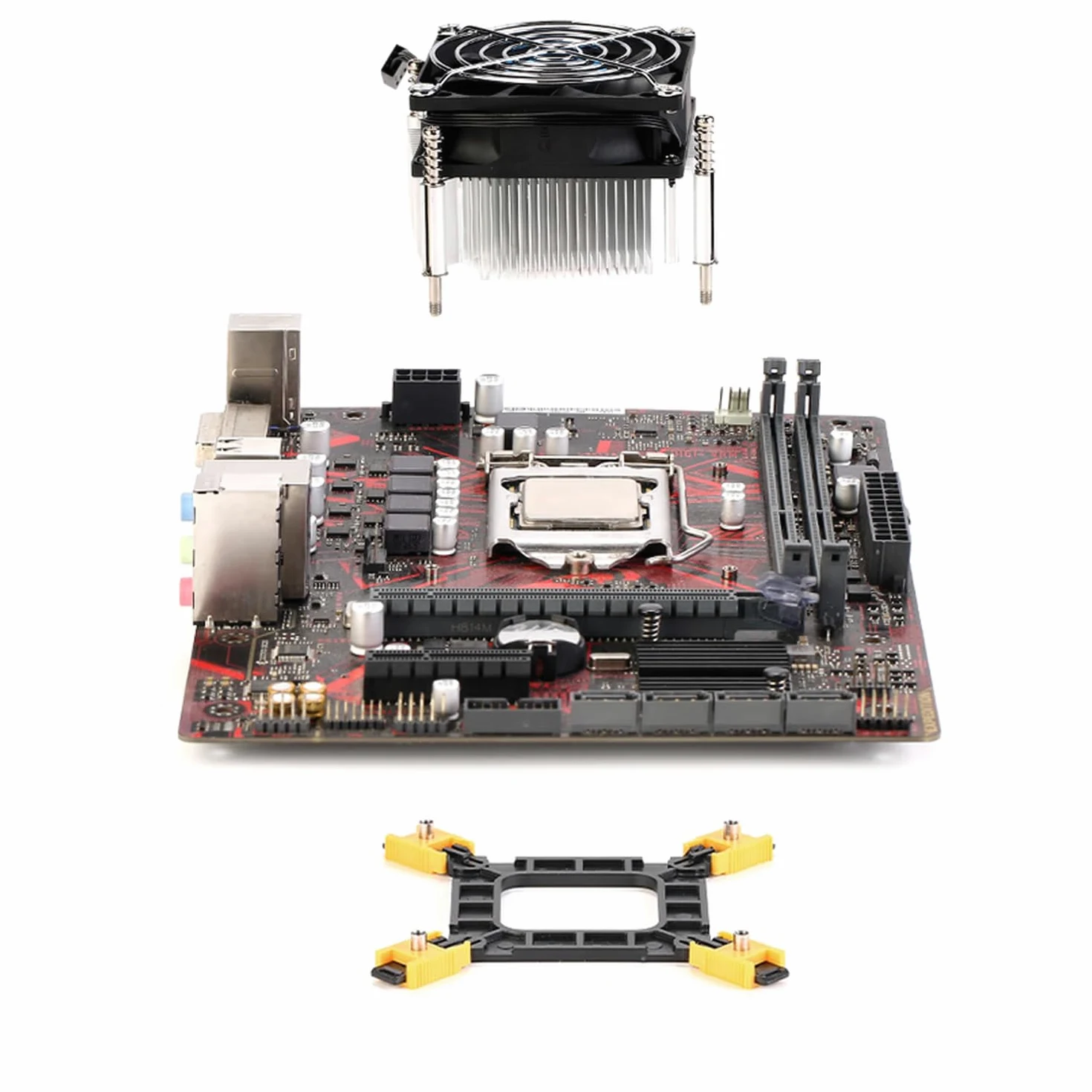 Kit Universale di Piastre Posteriori per dissipatori CPU per Socket Intel LGA 1151 1700 1851 1366, Staffa di Montaggio in plastica per Scheda Madre, Piastra di Base di RI
