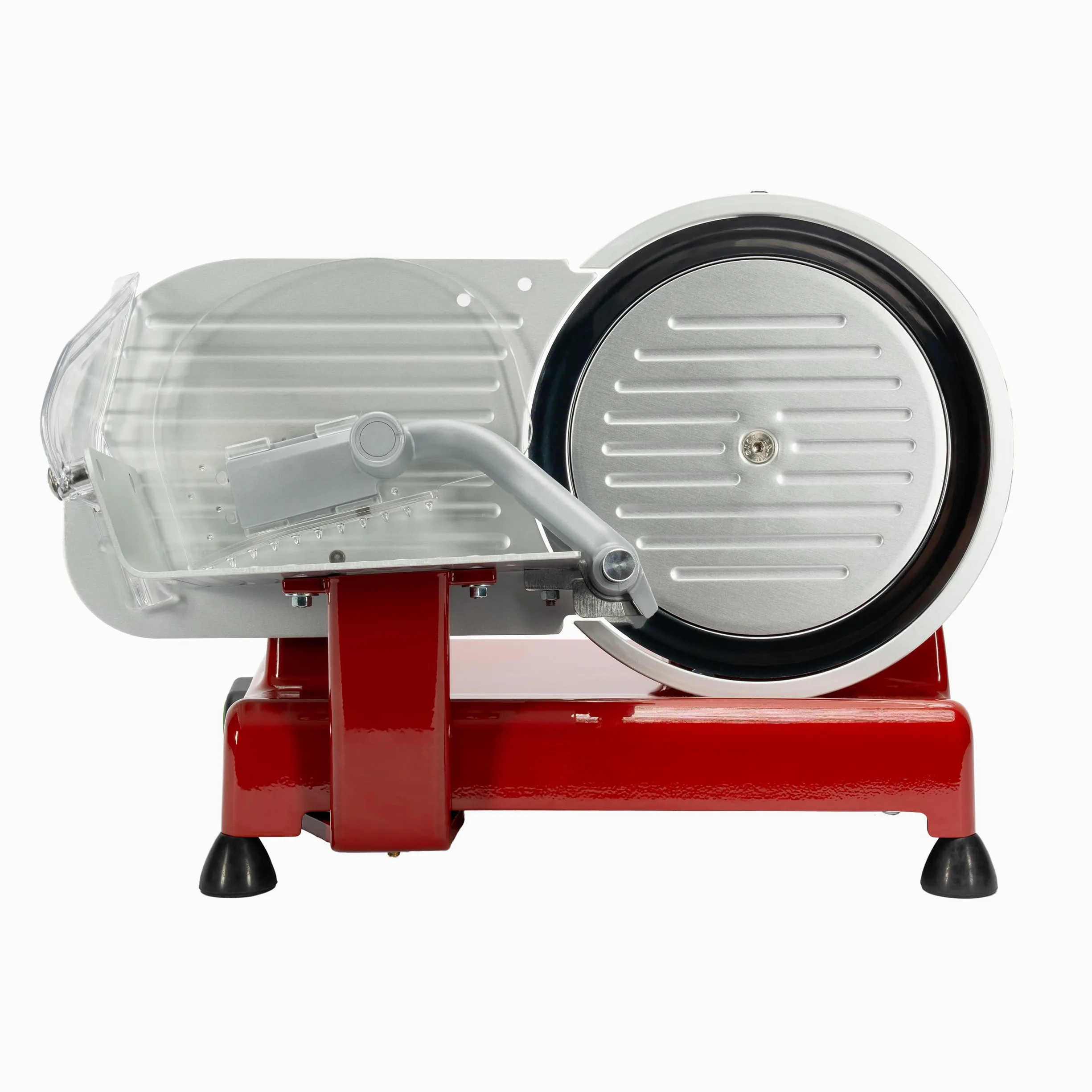 RGV Affettatrice 22 Luxor Red - Affettatrice Professionale 120W in Alluminio Fuso, Lama Ø220 mm, Spessore Regolabile 0–16 mm, Facile Pulizia