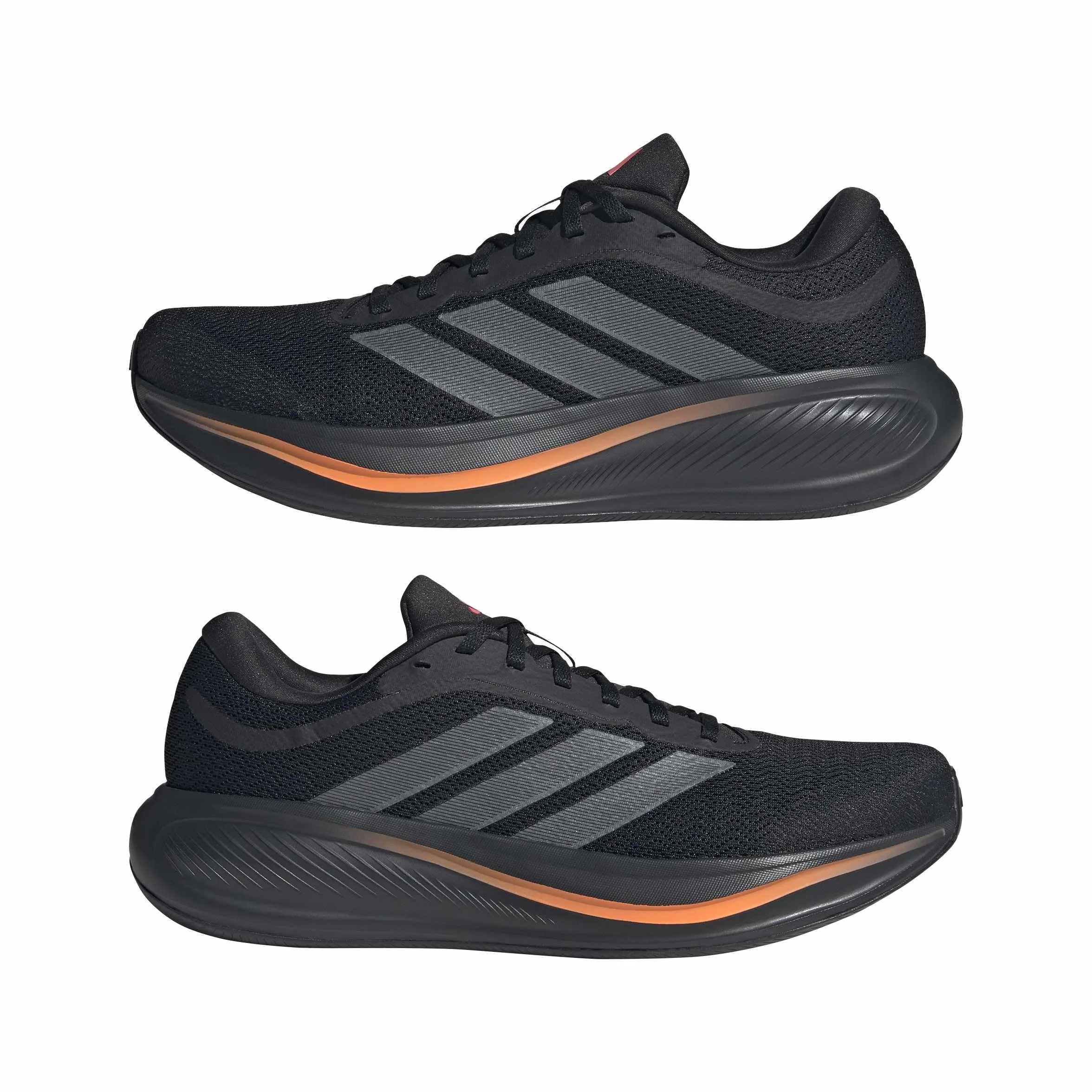 adidas Response Runner 2 Scarpe da Running Uomo, Nero/Antracite/Arancione - KJ1745