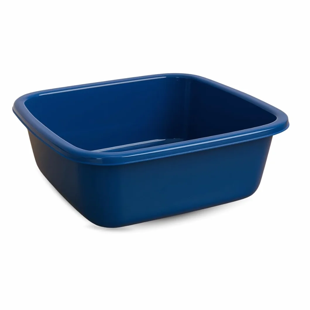 PARENCE.- Bacinella quadrata 6L – Vaschetta di lavaggio compatta in plastica ad alte prestazioni 30 cm | Lavabo multiuso per stoviglie, casa, lavanderia o giardino | Prodotto in Europa