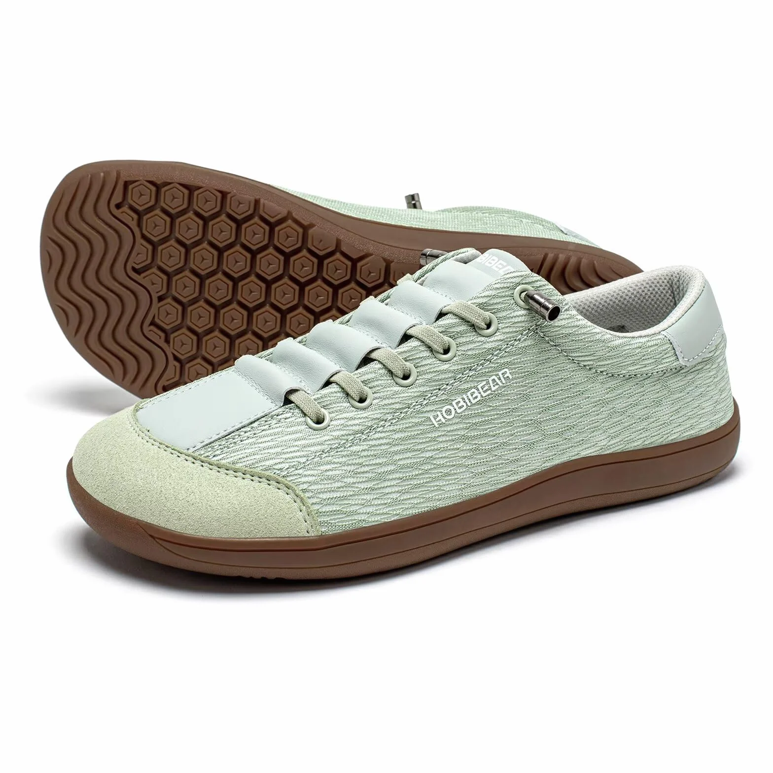 HOBIBEAR Scarpe da Ginnastica Uomo Donna Punta Larga Drop Zero Sneaker Trail Running