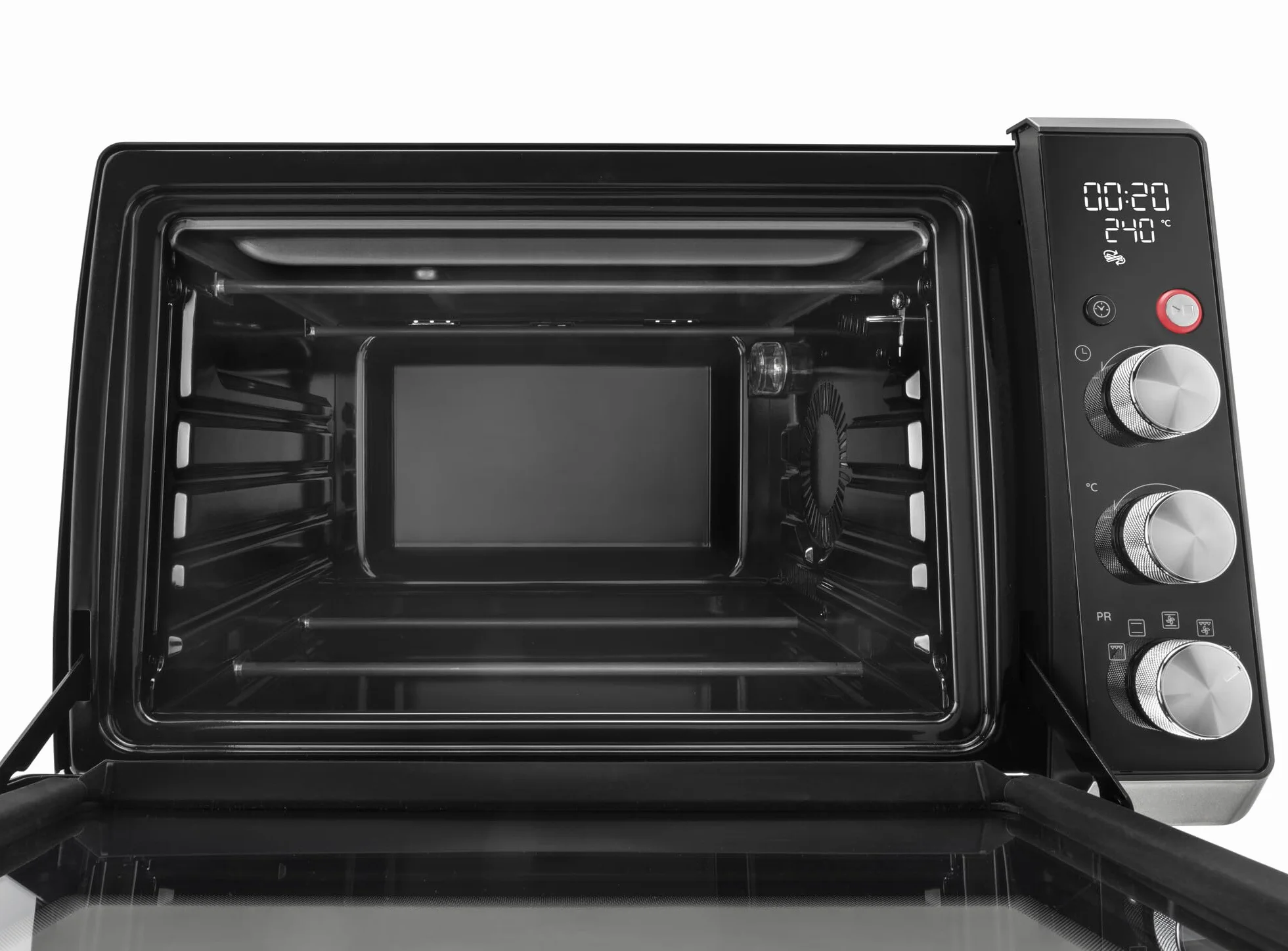 De'Longhi Sfornatutto Chef DO34326 Forno Elettrico Ventilato 34L 2000W 6 Funzioni Cottura Friggitrice ad Aria Nero